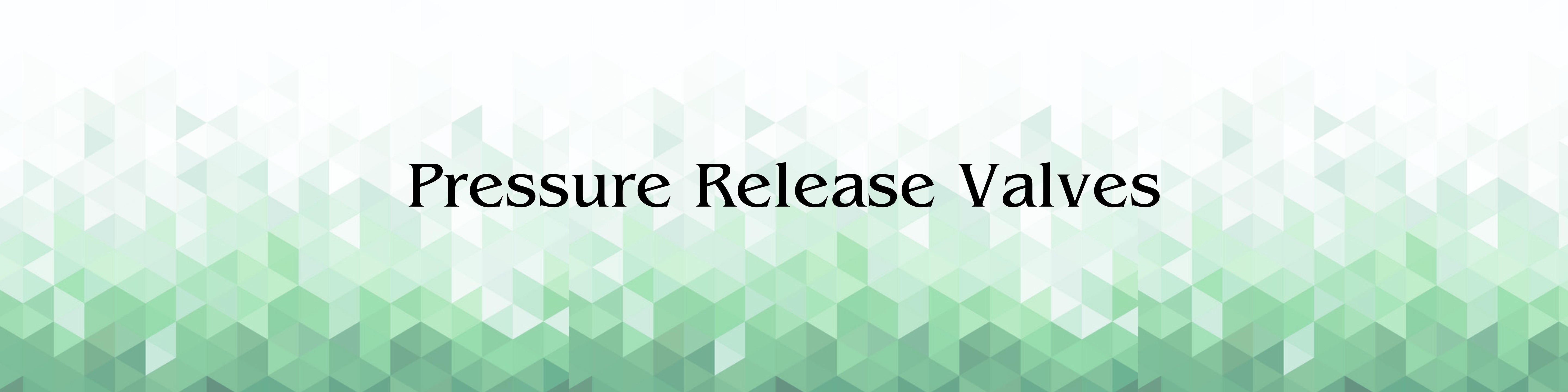 Pressure Control/Pressure Release Valve (PRV)