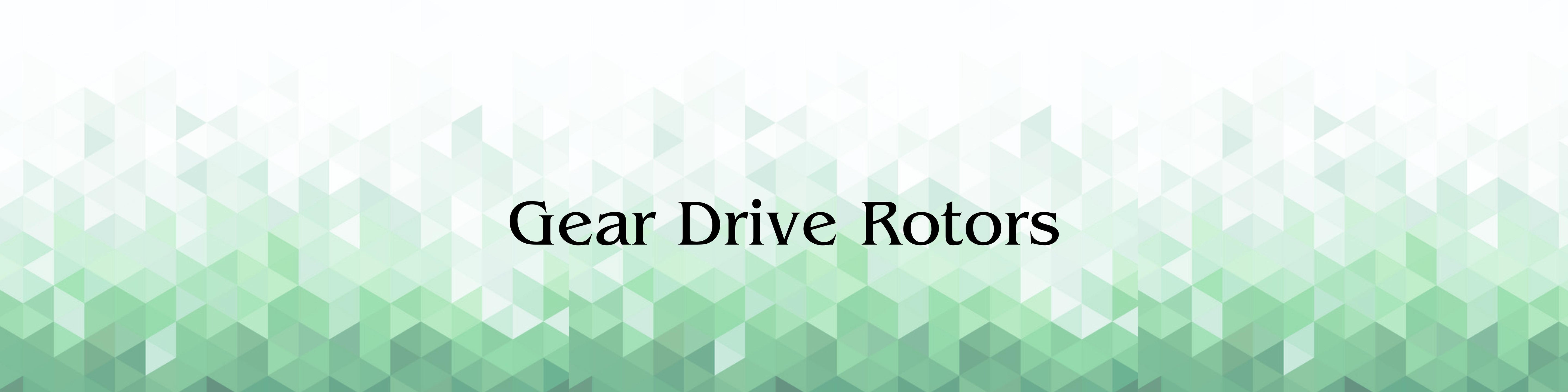 Gear drive rotor sprinklers