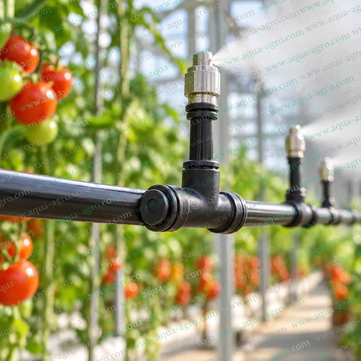 AQUA AGRO 6mm PU end plug for closing unused push fit connections in greenhouse misting and irrigation pipelines