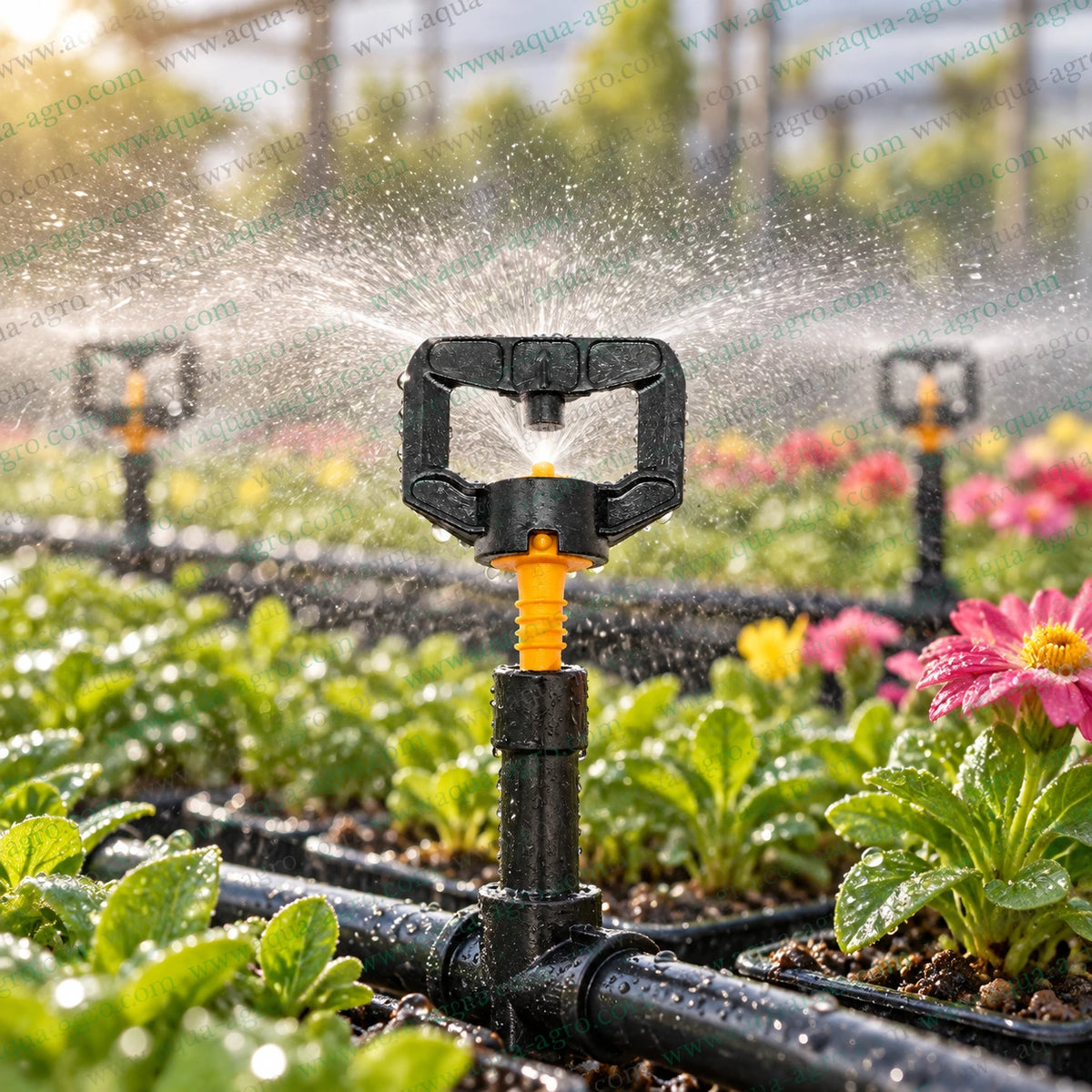 AQUA AGRO Premium PG 360 Micro Sprayer Providing Full Circle 360 Degree Water Spray for Flowering Plants Vegetable Crops and Nursery Irrigation Systems