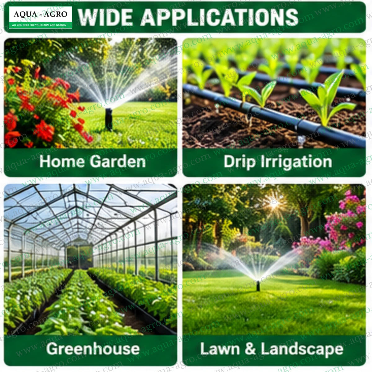 IRRIWORLD MI-206T programmable 2 zone garden water timer applications for home garden watering drip irrigation greenhouse plant irrigation lawn sprinklers and landscape watering systems