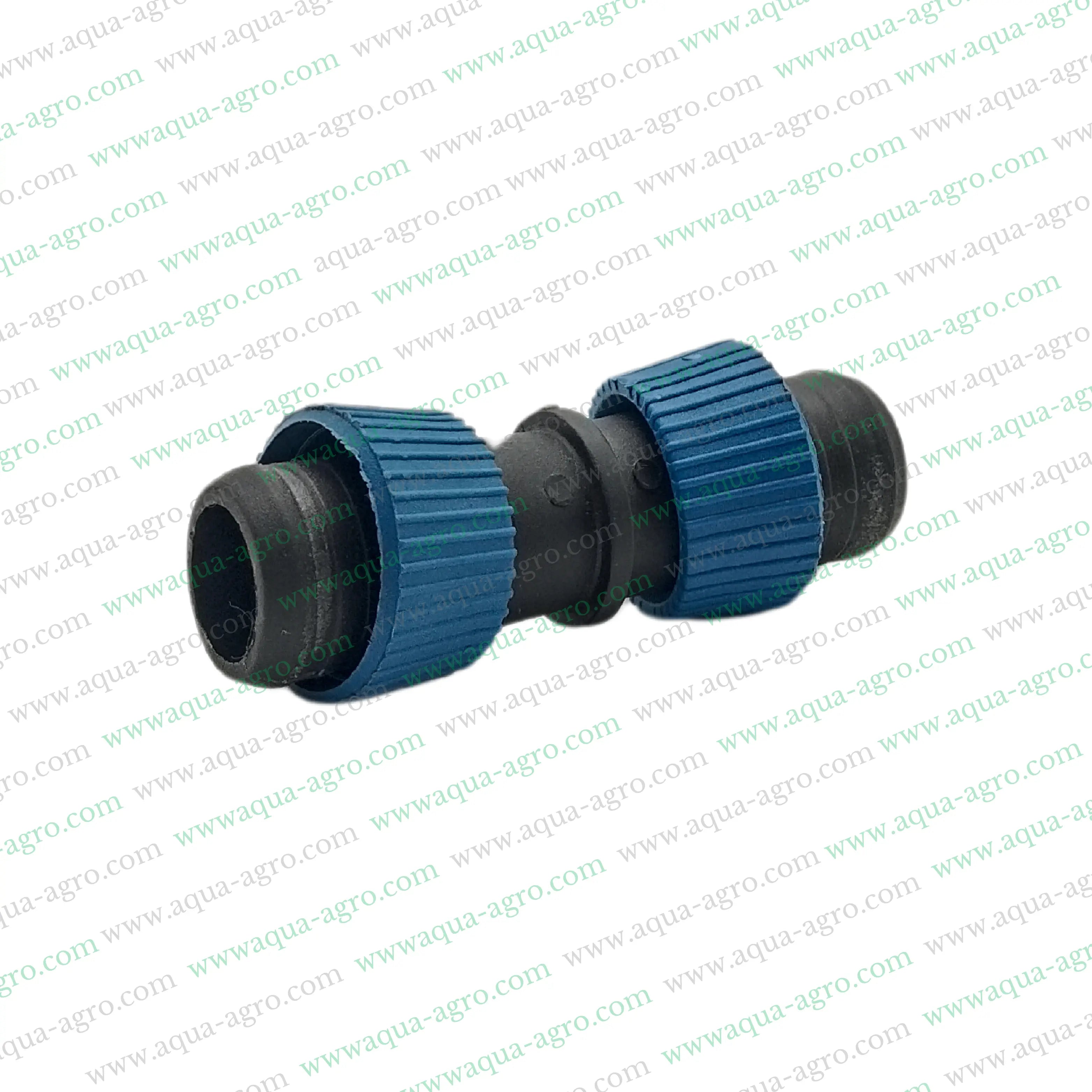 AQUA - AGRO - Drip - Fittings And Accessories - Ring-fit - Lite - 20 mm - Coupler or Joinner - 20 mm (Ring-Fit) x 20mm (Ring-Fit)