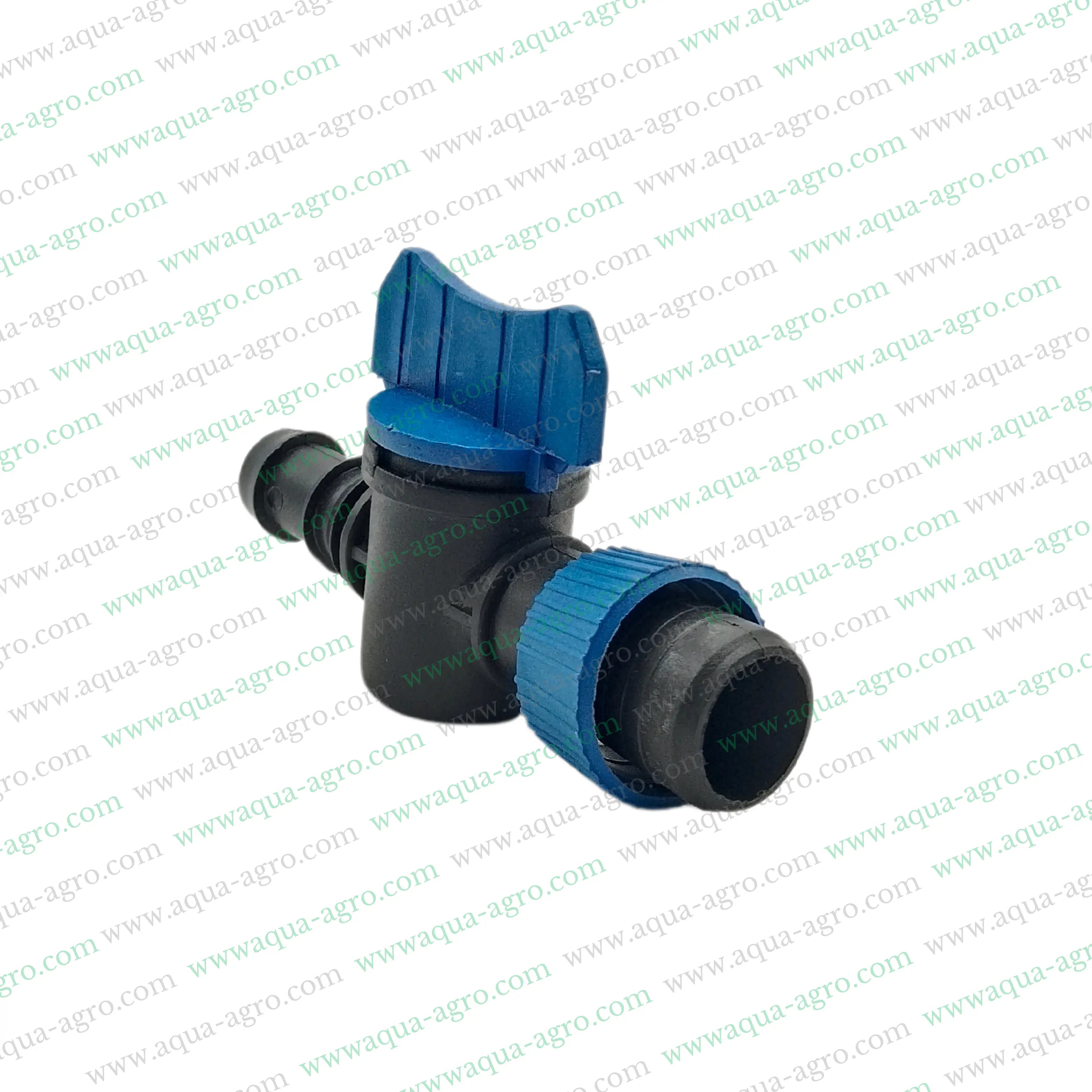 AQUA - AGRO - Drip - Fittings And Accessories - Ring-fit - Lite - 20 mm - Start Connector - Drill Hole-Take-off - 16 mm (Barbed) x 20 mm (Ring-Fit)