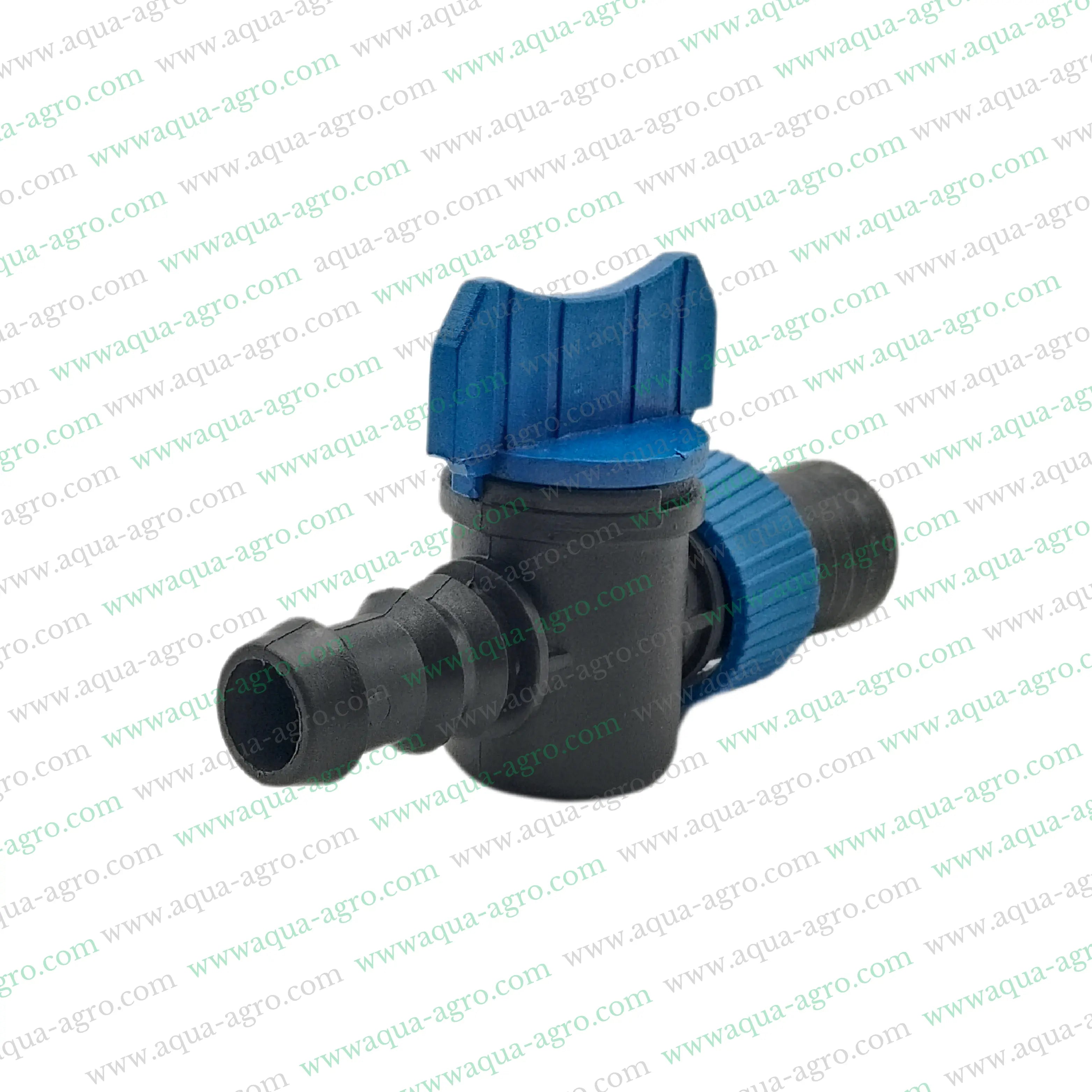 AQUA - AGRO - Drip - Fittings And Accessories - Ring-fit - Lite - 20 mm - Start Connector - Drill Hole-Take-off - 16 mm (Barbed) x 20 mm (Ring-Fit)