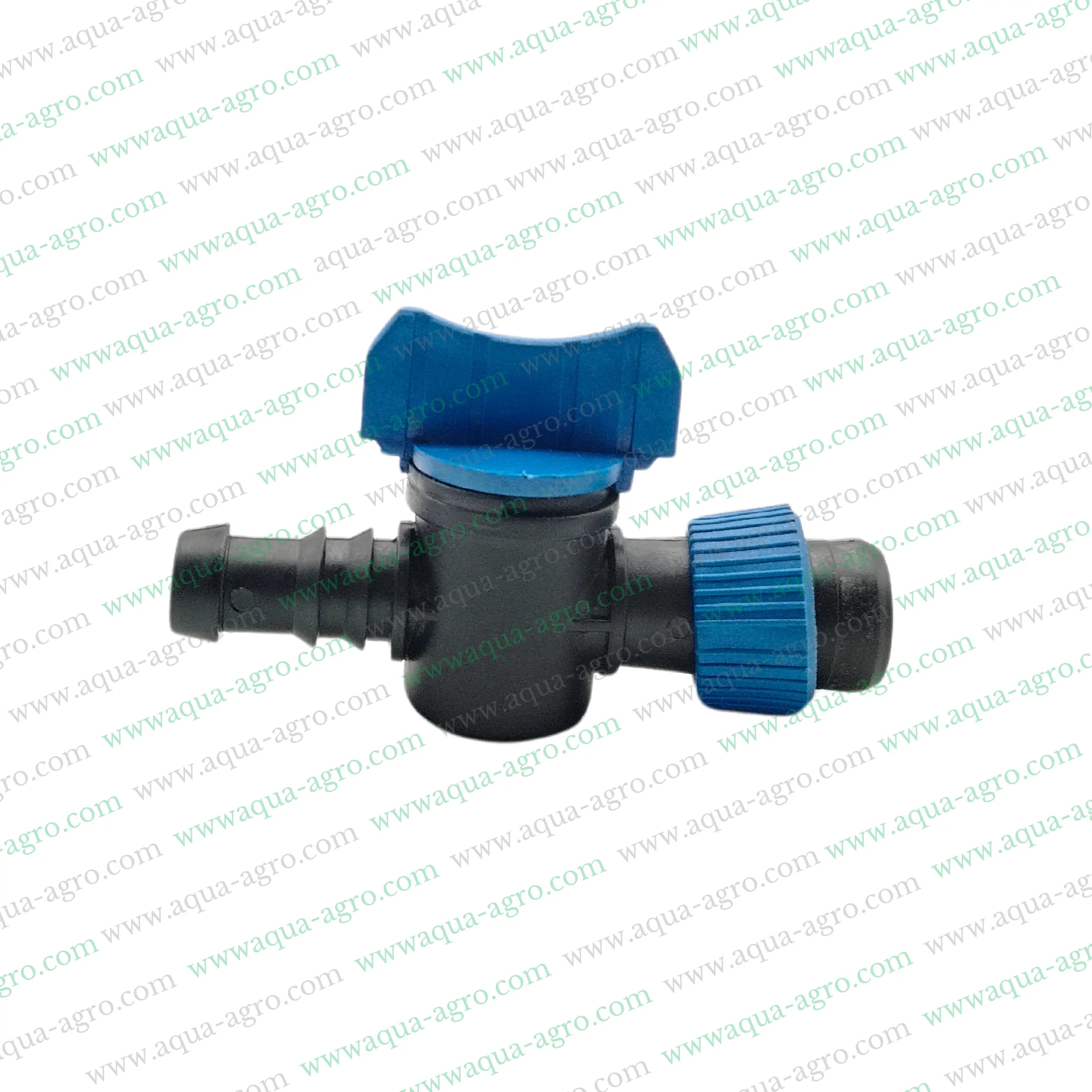 AQUA - AGRO - Drip - Fittings And Accessories - Ring-fit - Lite - 20 mm - Start Connector - Drill Hole-Take-off - 16 mm (Barbed) x 20 mm (Ring-Fit)