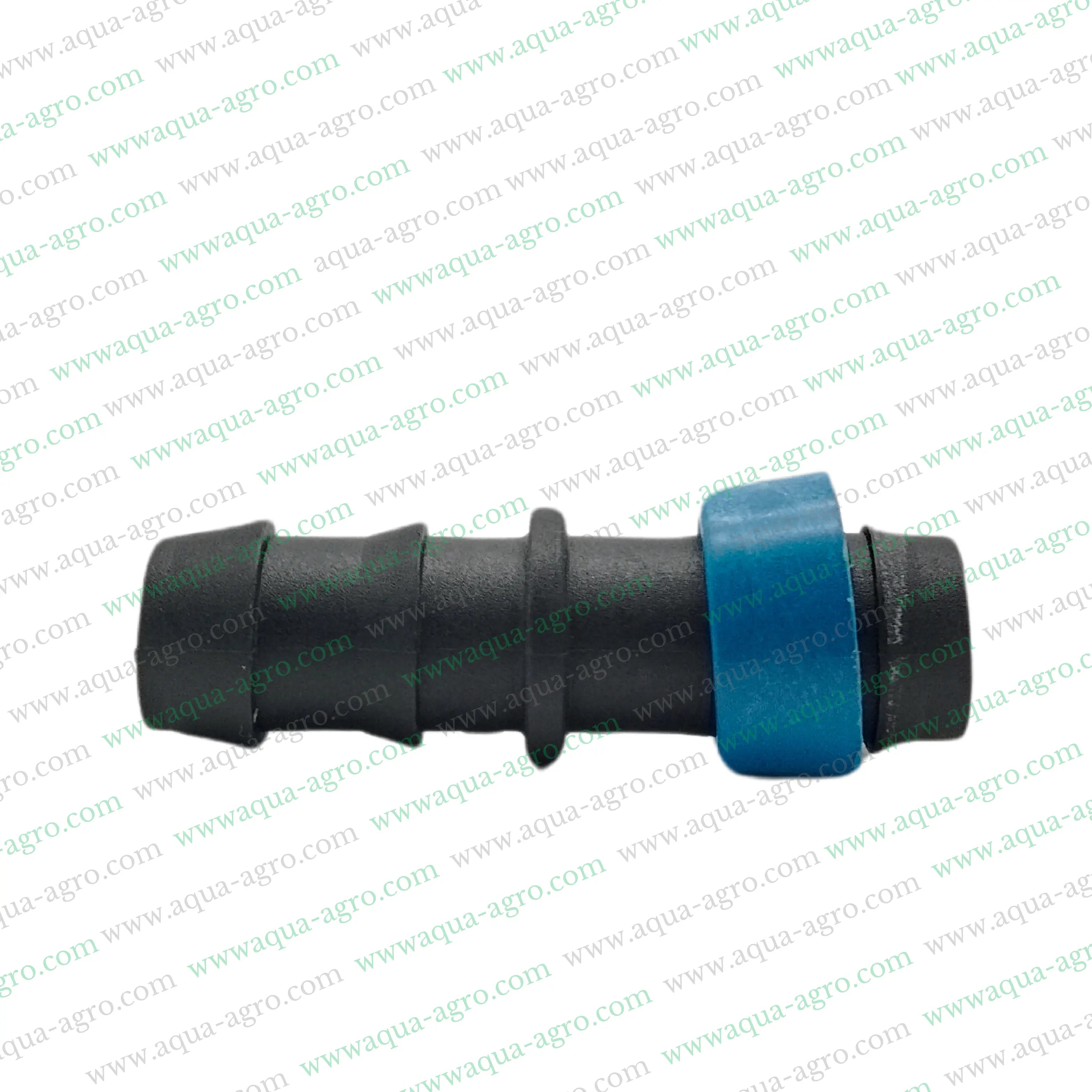 AQUA - AGRO - Drip - Fittings And Accessories - Ring-fit - Lite - 20 mm - Start Connector - Drill Hole-Take-off - 20 mm (Barbed) x 20 mm (Ring-Fit)