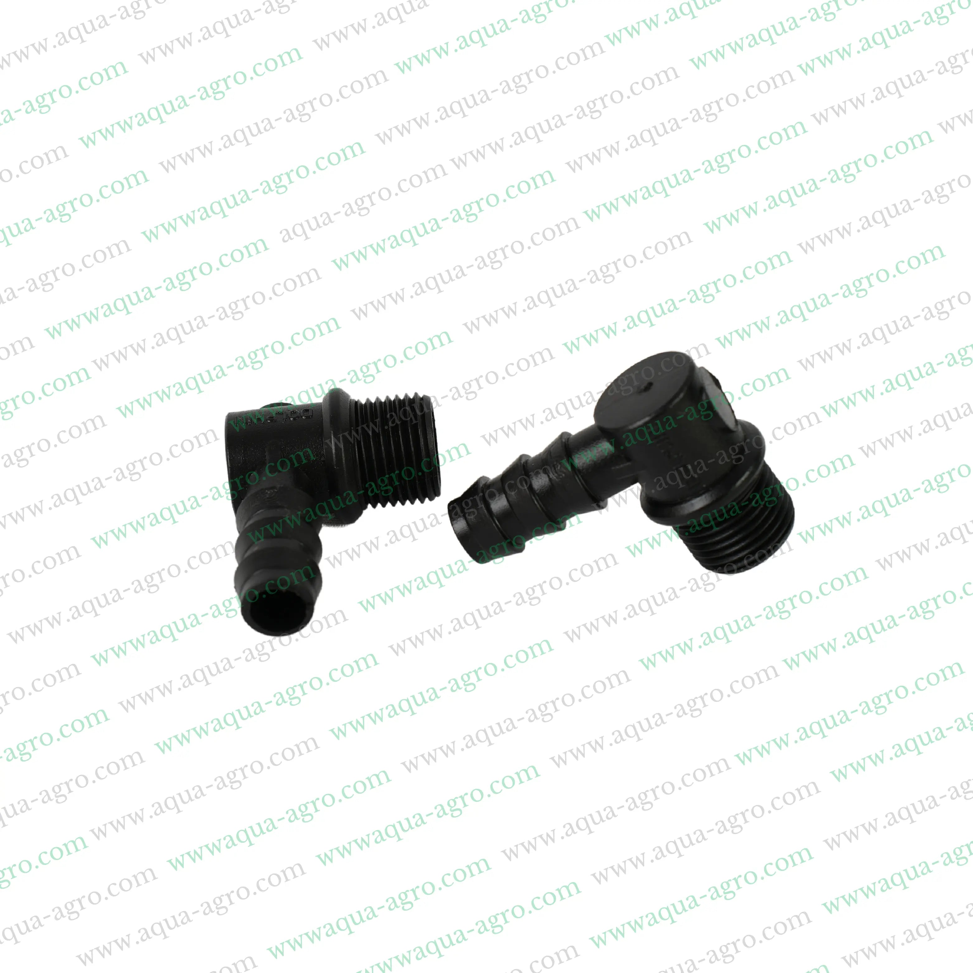 Drip irrigation fittings,Threaded elbow 0.5 inch,16mm PP elbow fitting,Threaded irrigation fittings,0.5 inch drip irrigation elbow