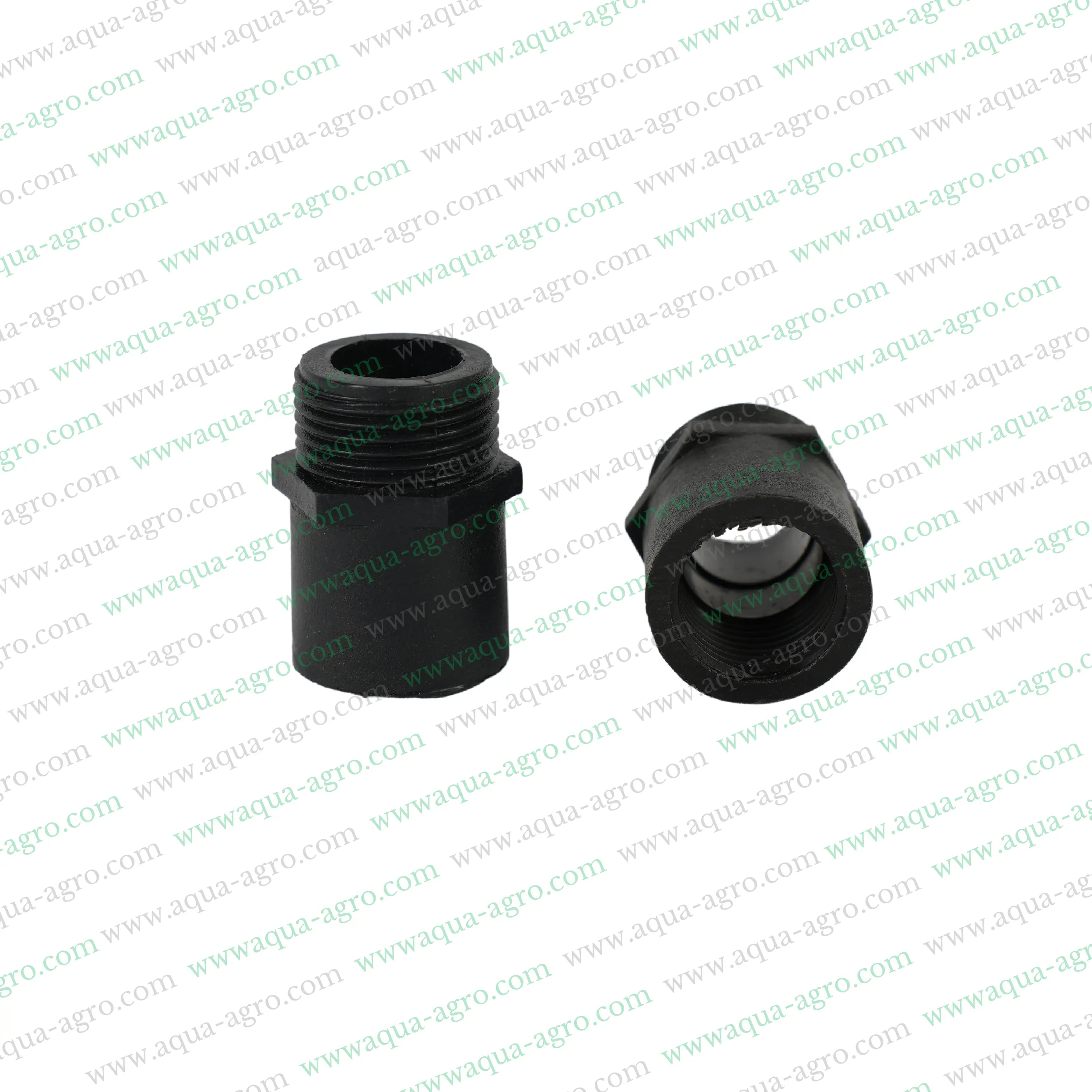 Drip irrigation fittings,Threaded reducing bushings,0.75 inch to 0.5 inch fittings,Threaded irrigation connectors,Barbed vs. threaded fittings
