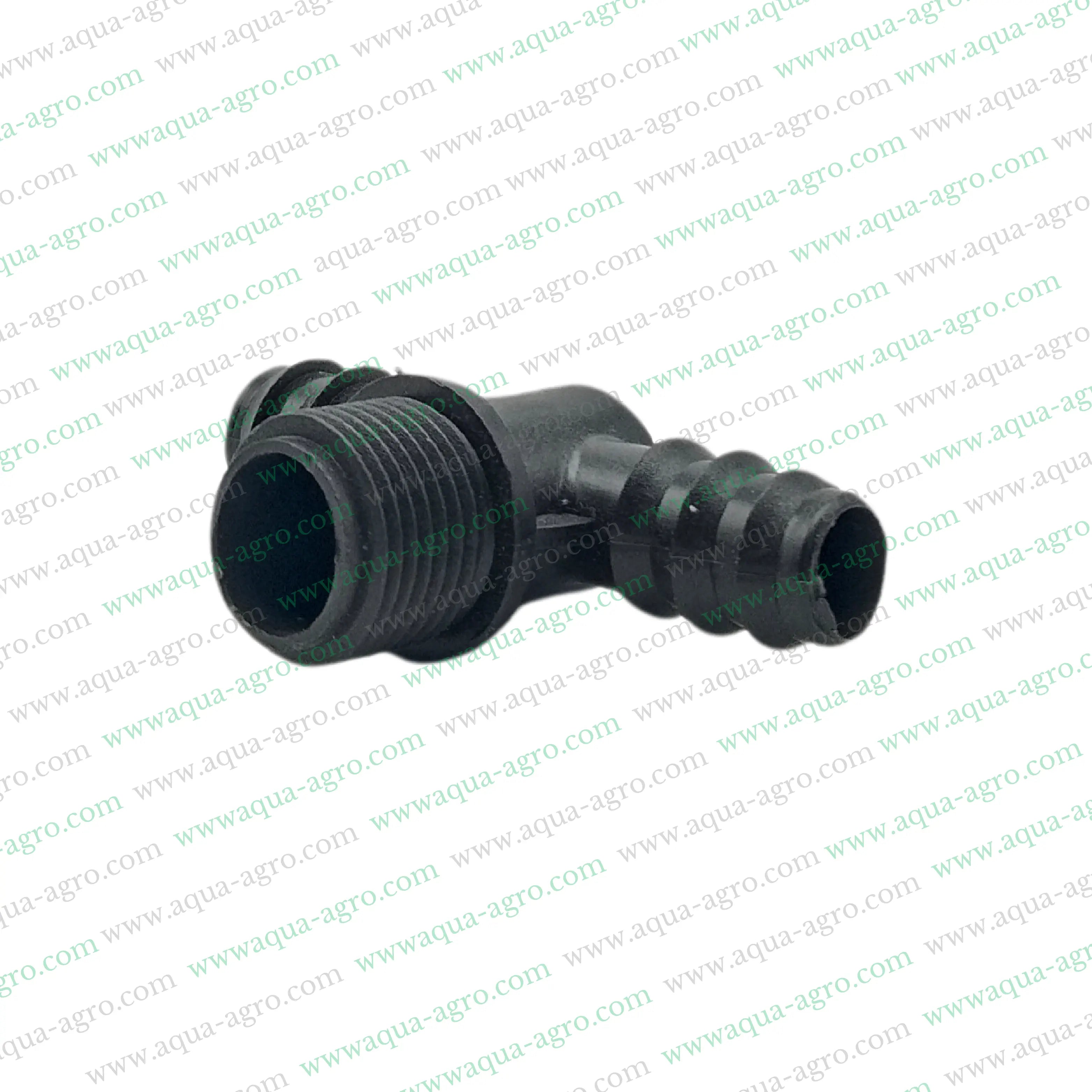 Drip irrigation fittings,Threaded fittings for drip irrigation,0.5 inch riser tee for drip lines,16mm barb fittings,PP plastic irrigation fittings