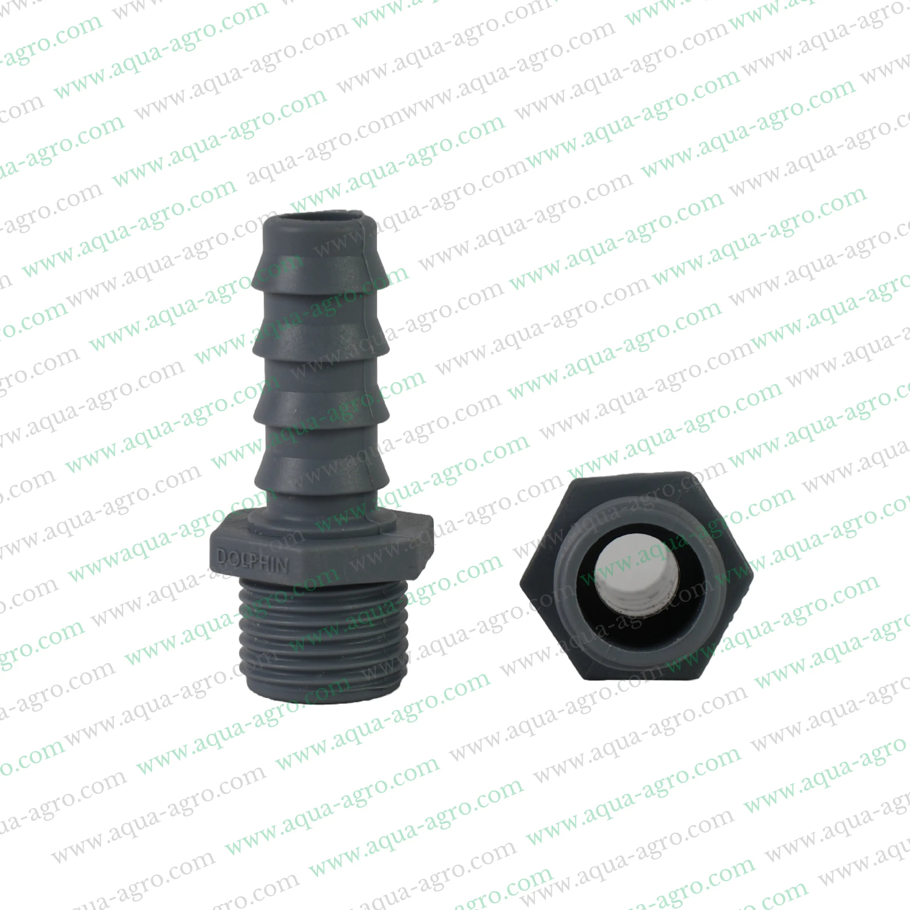 Threaded premium nipple,0.5 inch nipple fitting,16mm Delrin nipple fitting,Drip irrigation threaded fittings,Water pipe fittings for farms