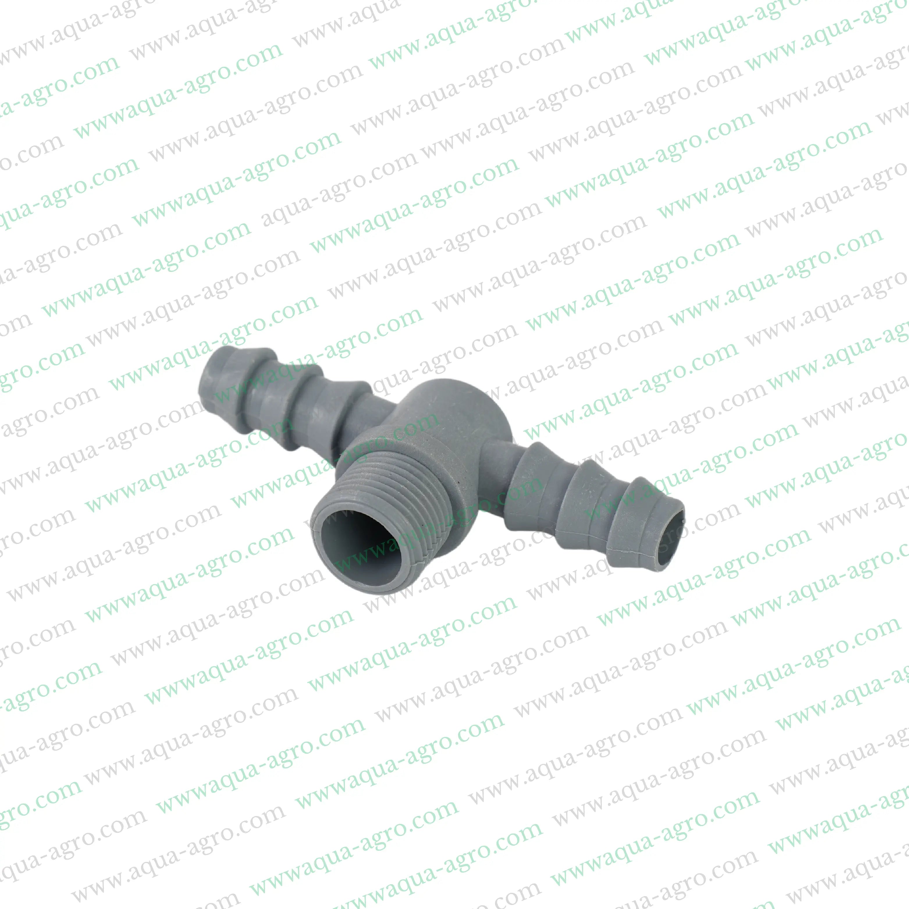 Drip Irrigation Fittings,Threaded Fittings,0.5 Inch Threaded Tee,Barbed Connectors for Drip Systems,Threaded Barbed Tee Fittings