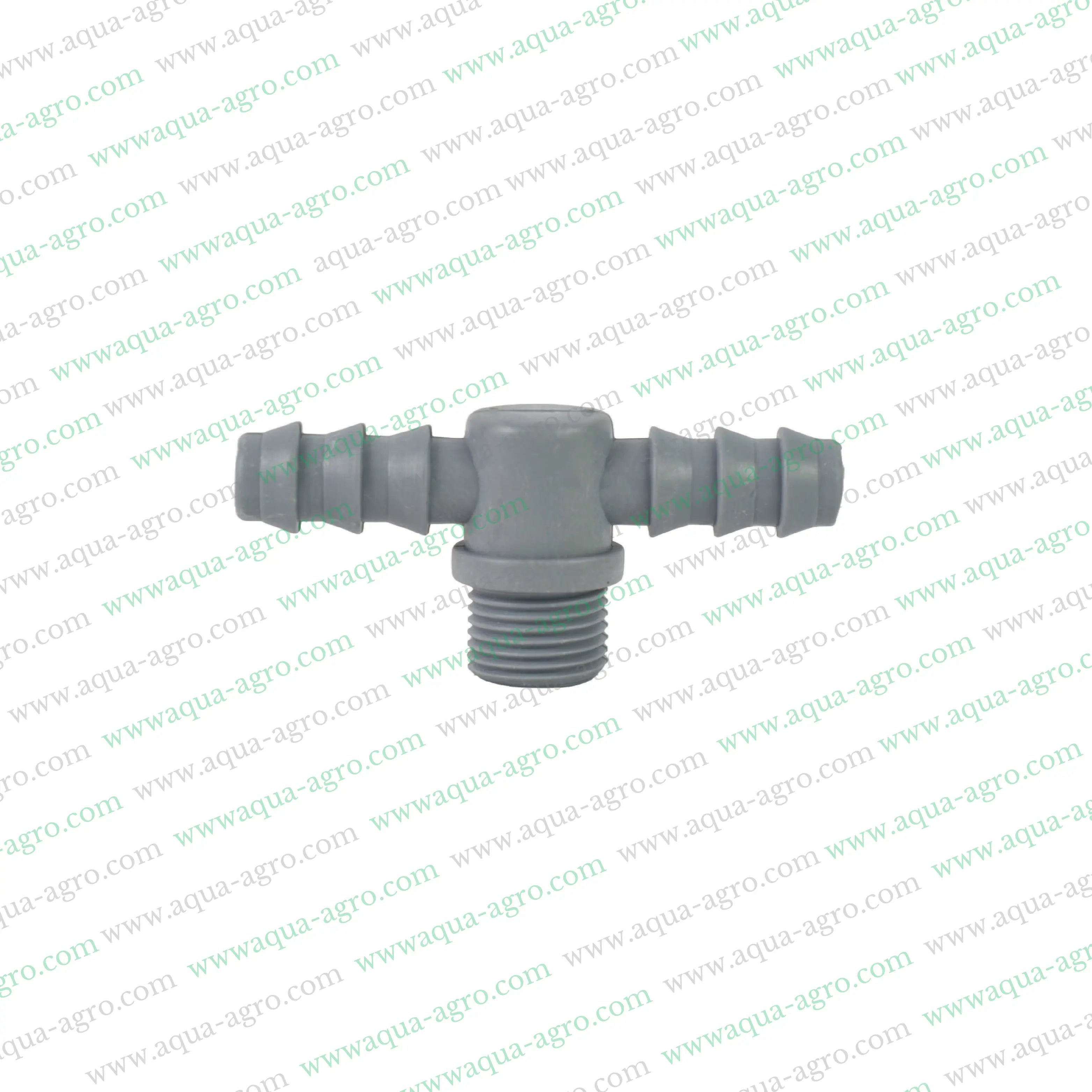 Drip Irrigation Fittings,Threaded Fittings,0.5 Inch Threaded Tee,Barbed Connectors for Drip Systems,Threaded Barbed Tee Fittings
