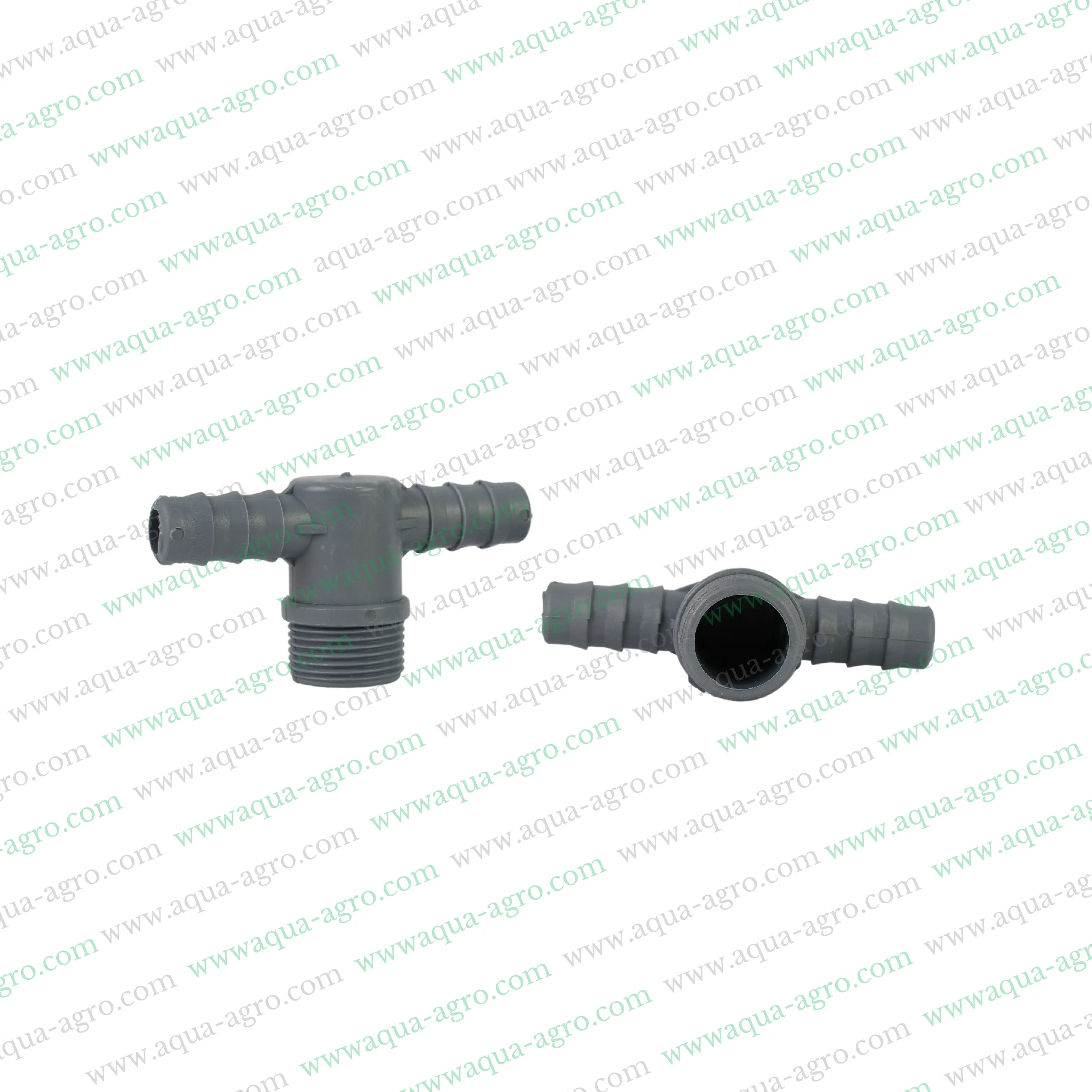 Drip Fittings,Threaded Fittings,0.75 Inch Riser Tee,Drip Irrigation Fittings,Watering System Accessories,Barbed Riser Tee
