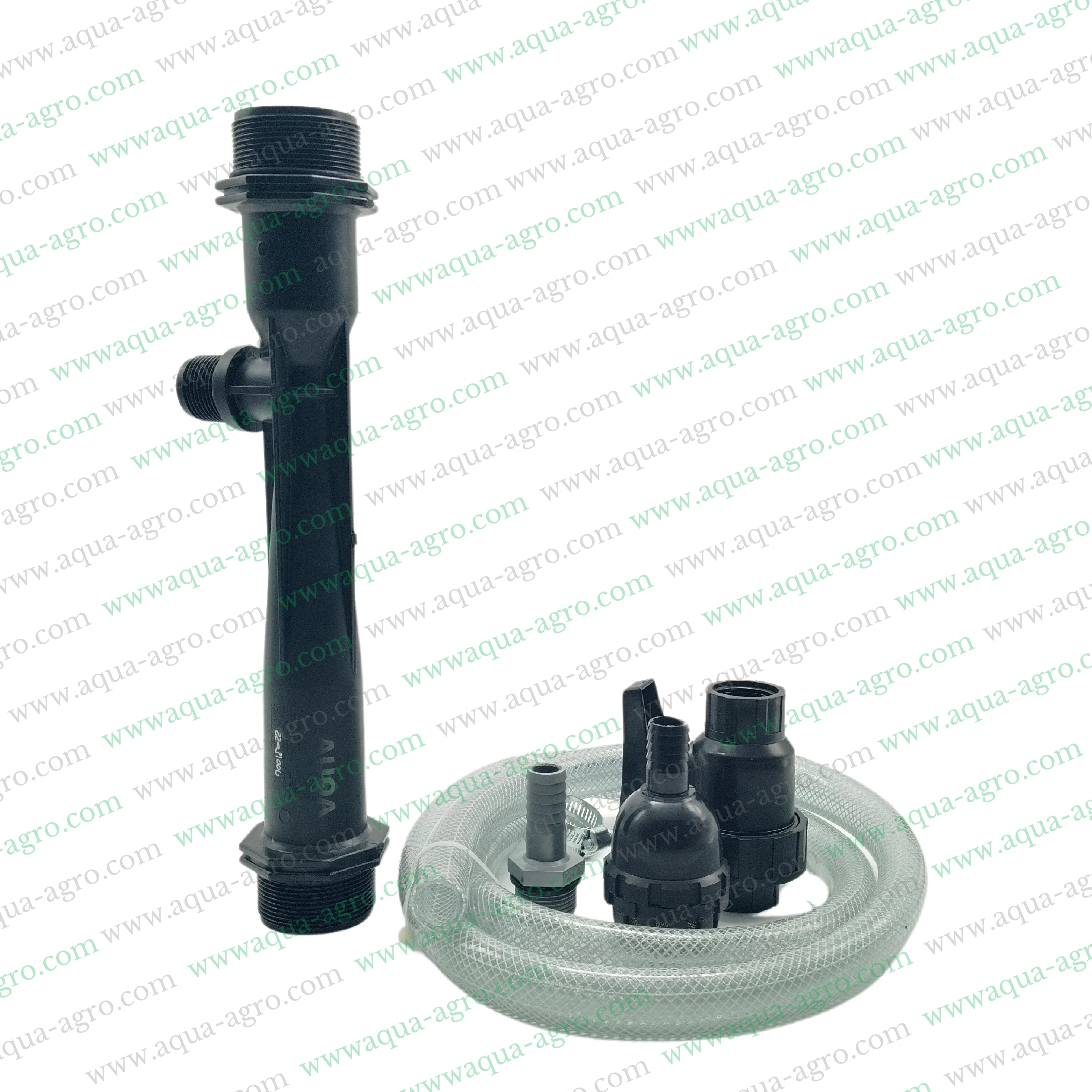 AQUA - AGRO - Fertilizer Injecor - Venturi - 2 Inch (63mm) - with suction port assembly