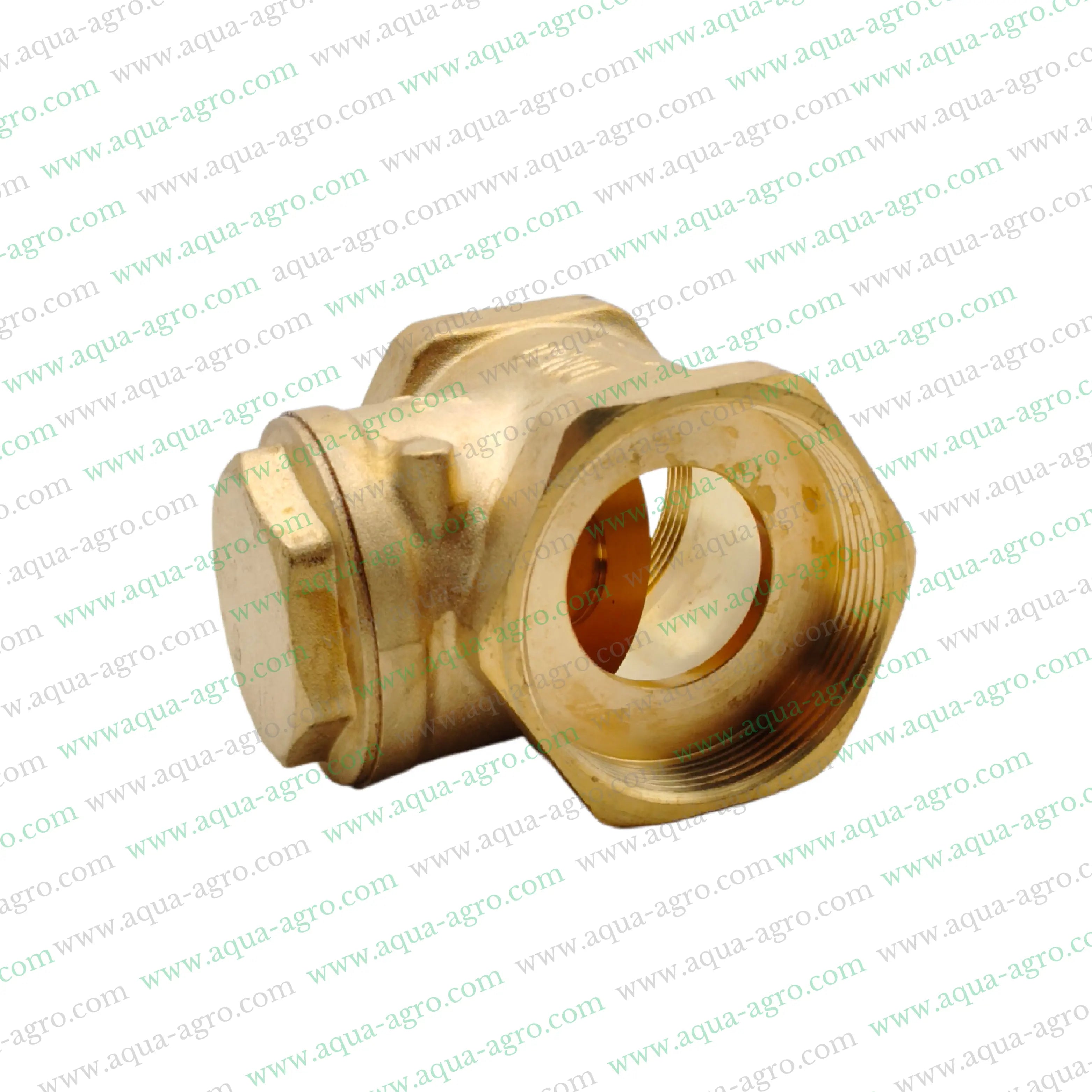 Brass Non-Return Valve 2 Inch,50mm Flap Check Valve Metal,50mm Brass NRV Valve with Threaded Ends