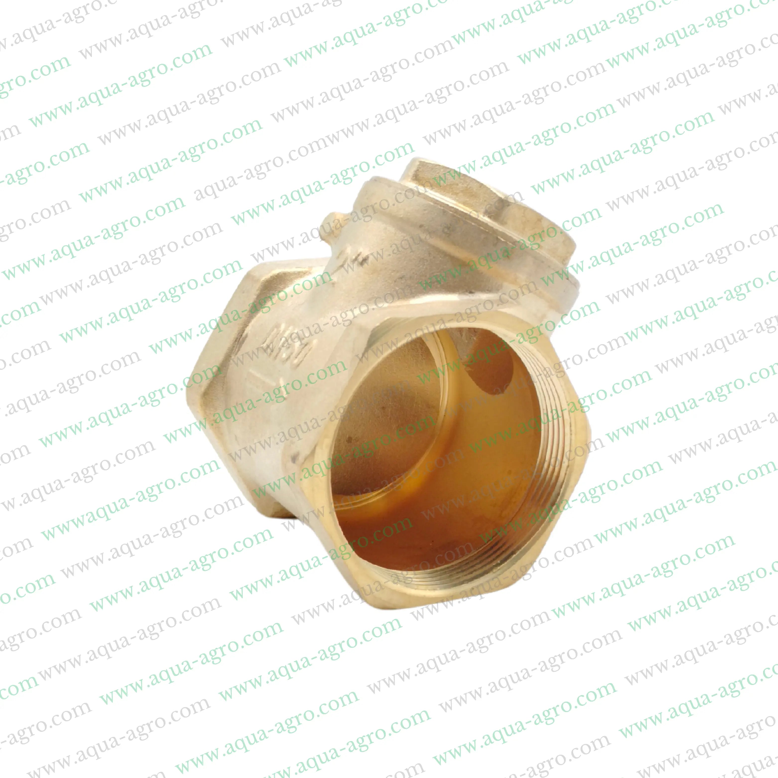 Brass Non-Return Valve 2 Inch,50mm Flap Check Valve Metal,50mm Brass NRV Valve with Threaded Ends