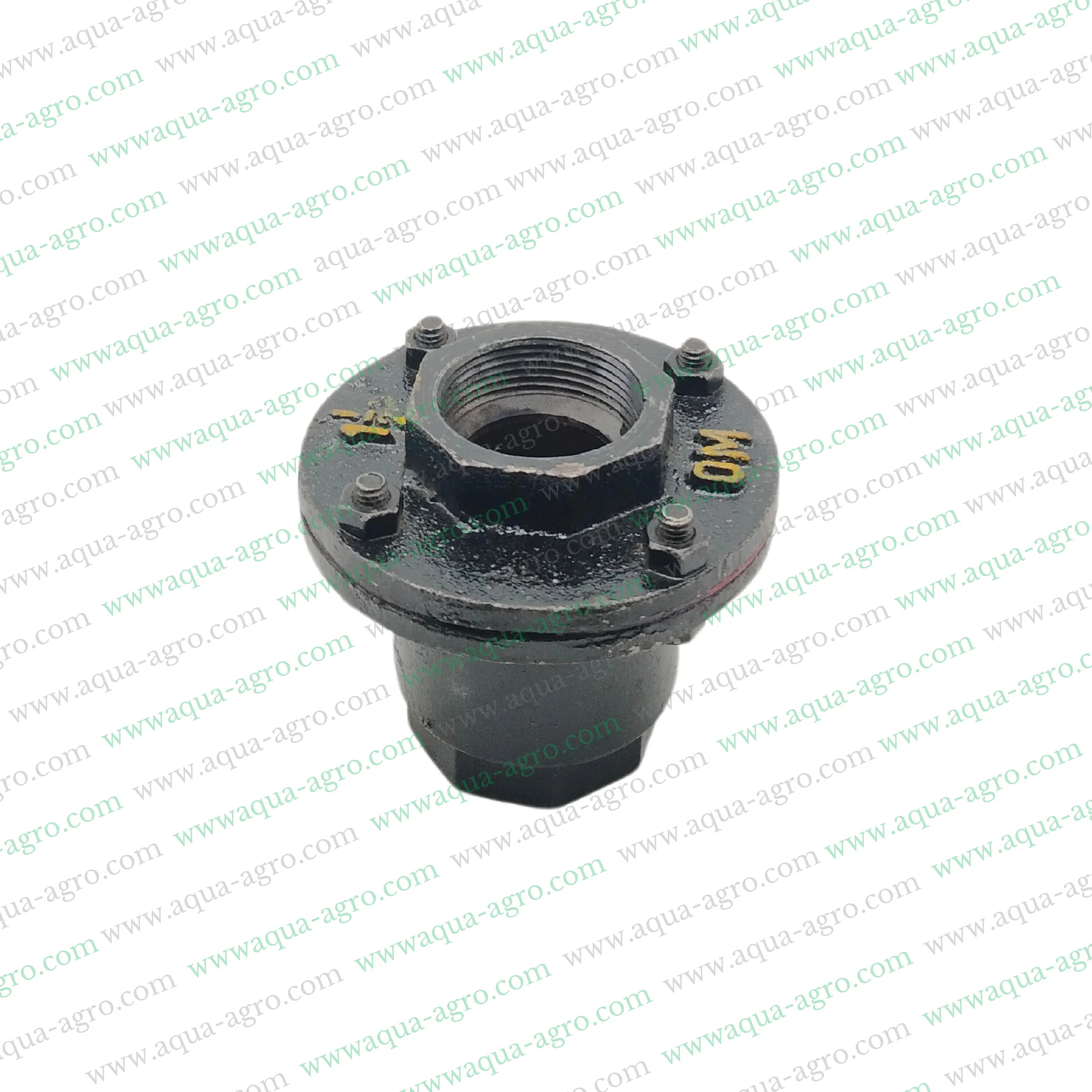 1.5-Inch Cast Iron Non-Return Valve with Flap Check,40mm Pondy Flap Check Valve with Threaded Ends,Metal NRV Valve 1.5-Inch for Pond Applications