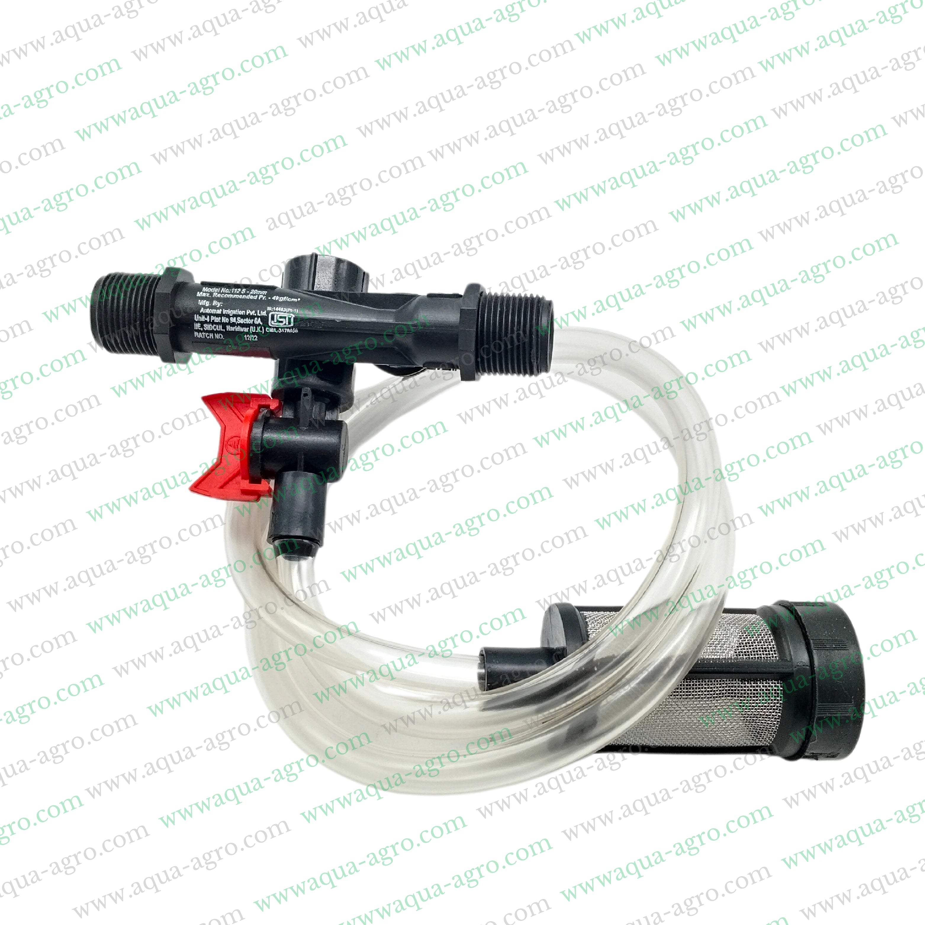 AUTOMAT - Fertilizer Injecor - Venturi - 0.75 Inch (25mm) - with suction port assembly - HT-112