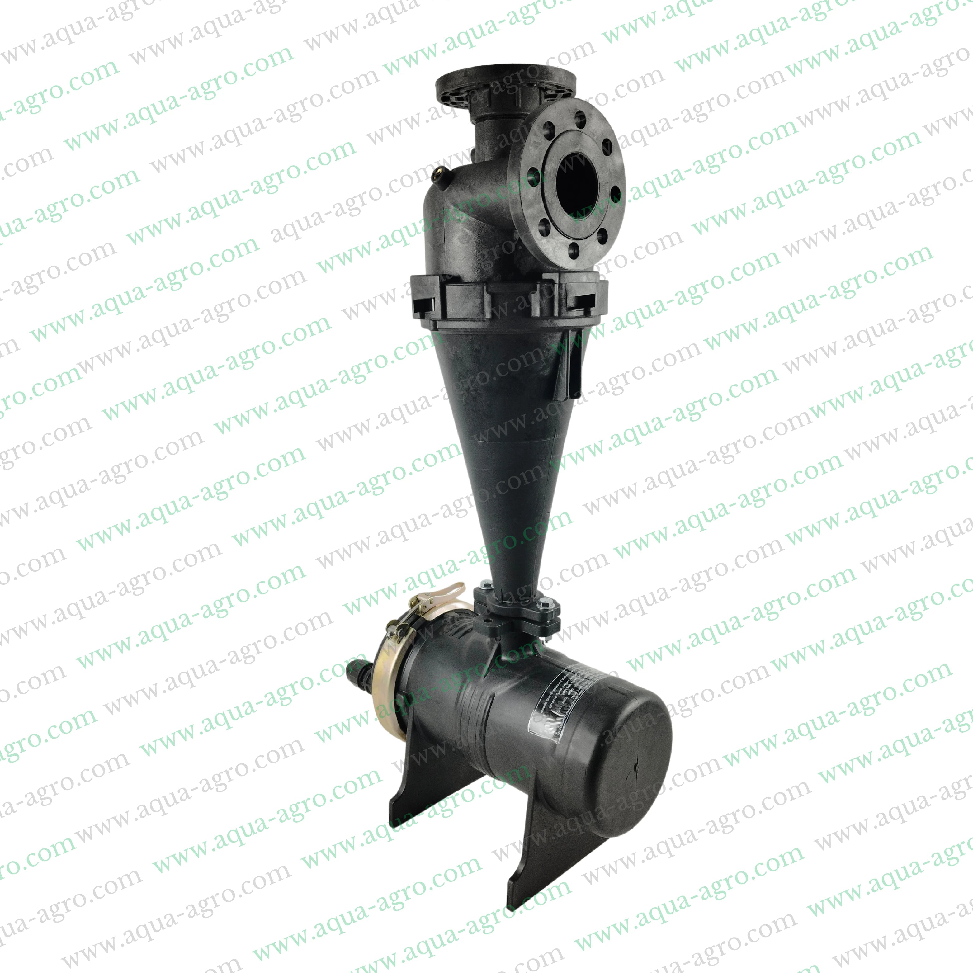 AUTOMAT - Filter - Hydrocyclone - 2.5 Inch (75mm) - Flanged End - 40 (m3-Hr) - Regular Plastic Body - (HT-145F)