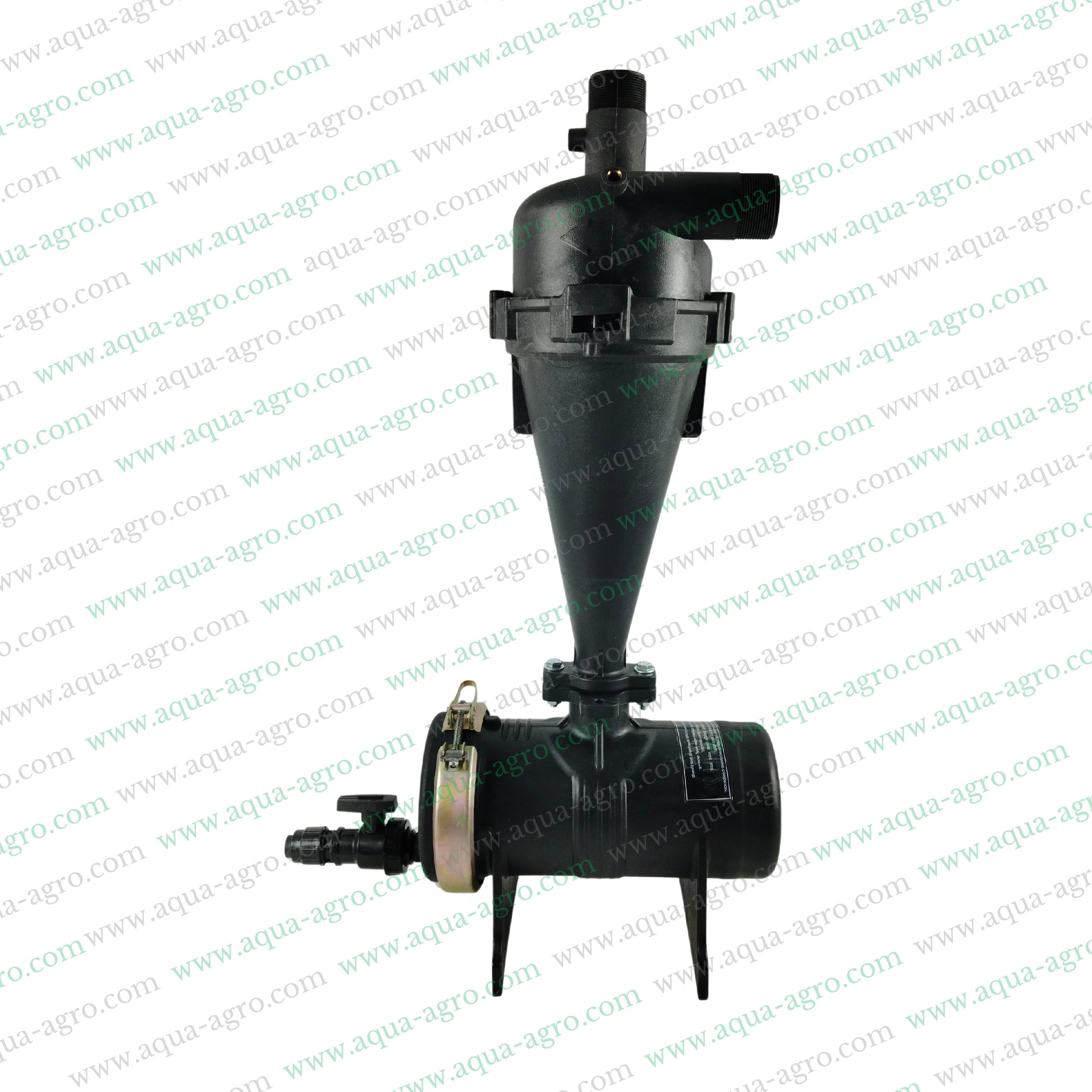 AUTOMAT - Filter - Hydrocyclone - 2 Inch (63mm) - Threaded End (M-Thd) - 25 (m3-Hr) - Regular Plastic Body - (HT-144T)