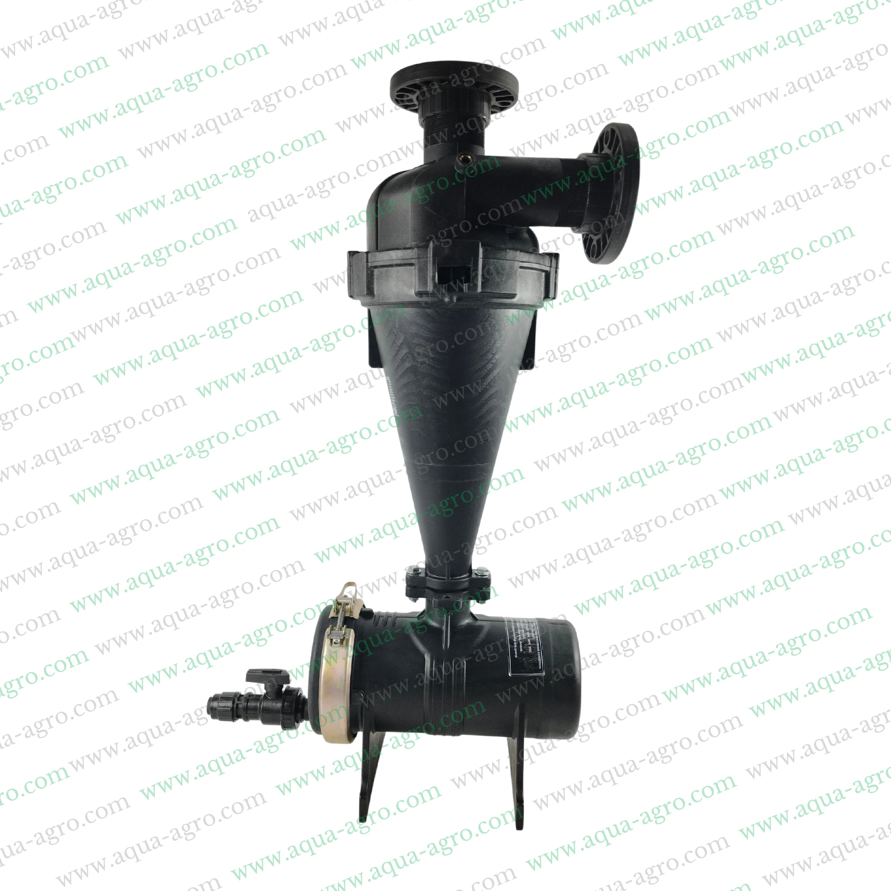AUTOMAT - Filter - Hydrocyclone - 3 Inch (90mm) - Flanged End - 50 (m3-Hr) - Regular Plastic Body - (HT-146F)