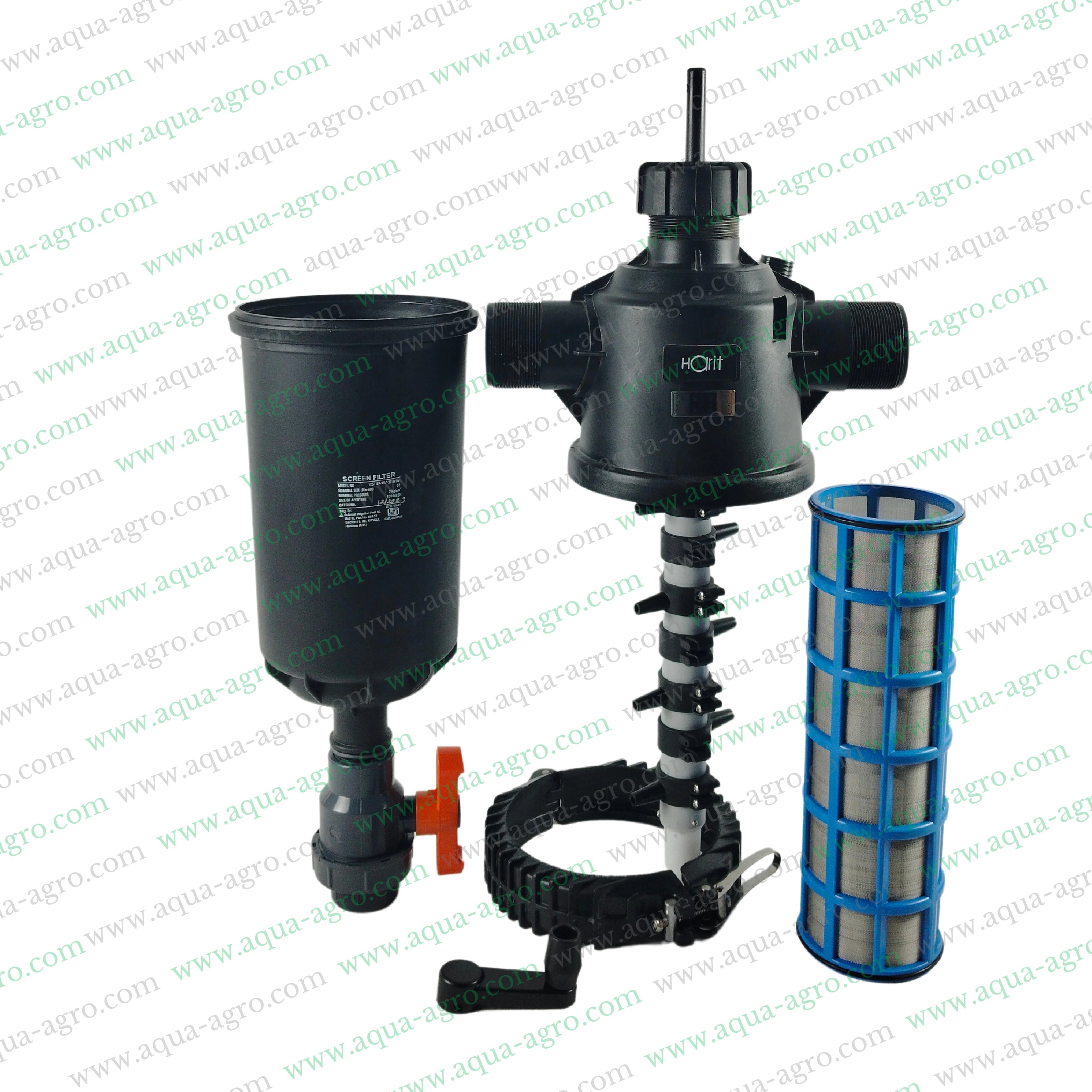 AUTOMAT - Filter - Semi - Automatic - Screen - 2.5 Inch (75mm) (M-Thd) - T-Type - 30 (m3-Hr) - Regular Plastic Body - (HT-125-TSA)