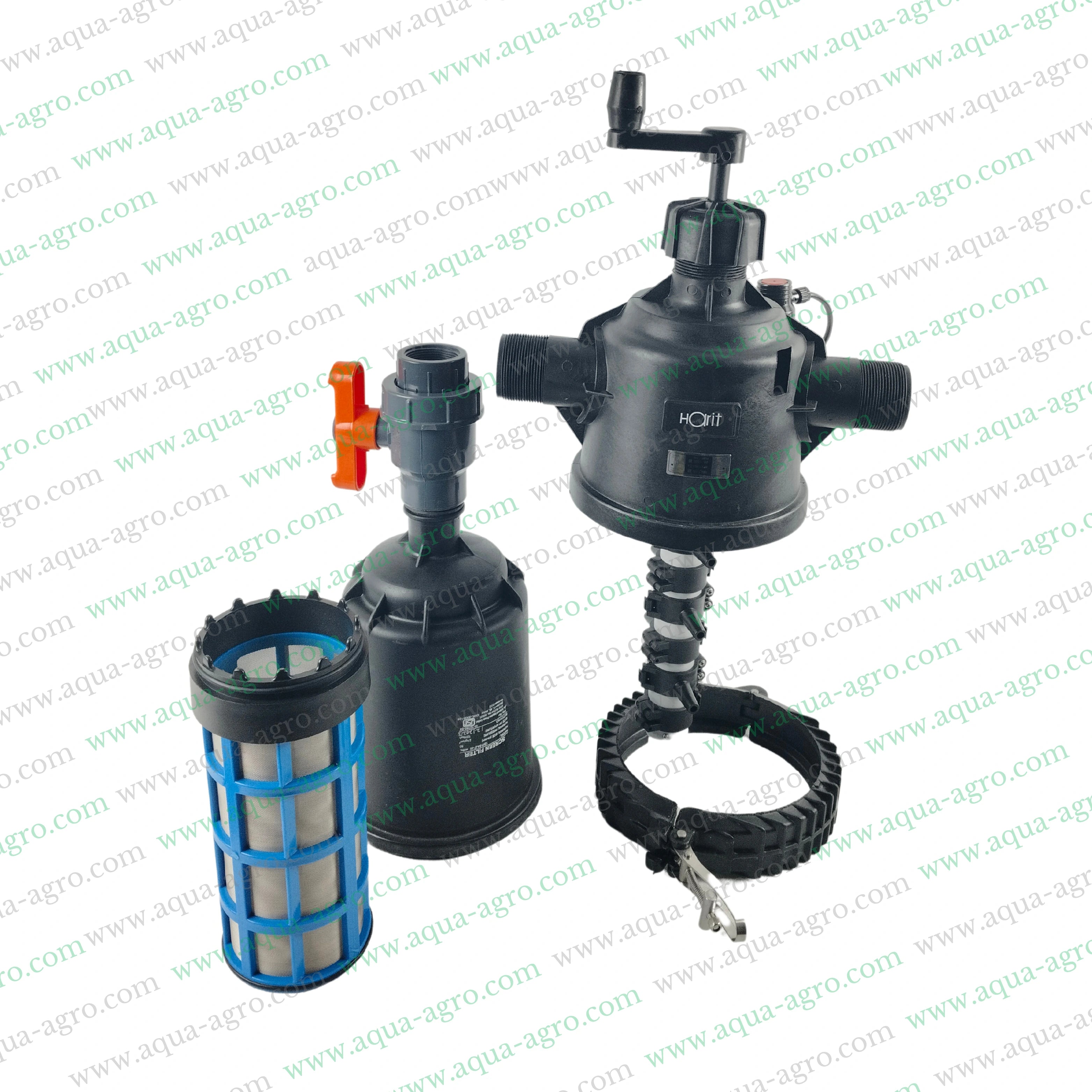 AUTOMAT - Filter - Semi - Automatic - Screen - 2 Inch (63mm) (M-Thd) - T-Type - 25 (m3-Hr) - Regular Plastic Body - (HT-124-TSA)
