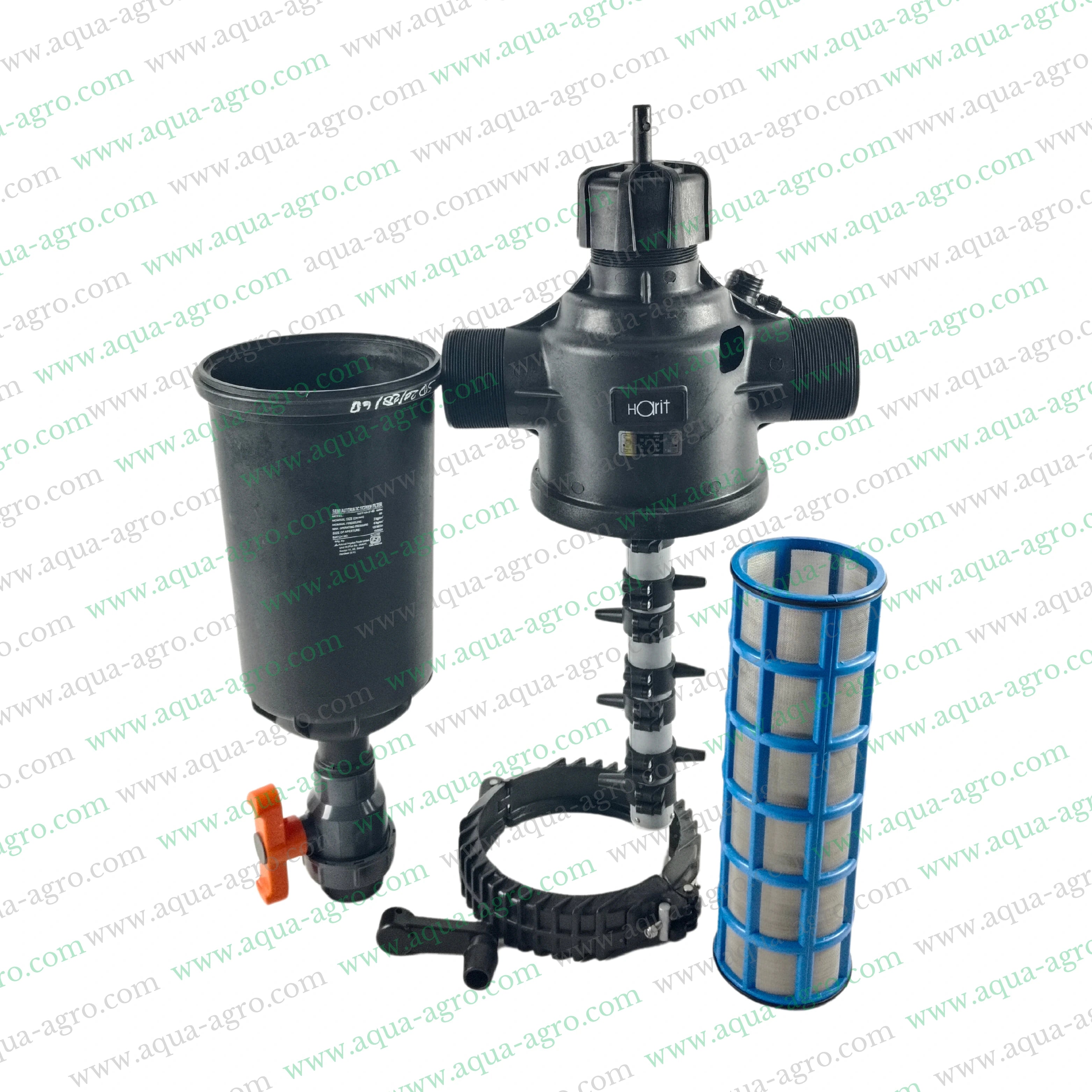AUTOMAT - Filter - Semi - Automatic - Screen - 3 Inch (90mm) (M-Thd) - T-Type - 40 (m3-Hr) - Regular Plastic Body - (HT-126-TSA)