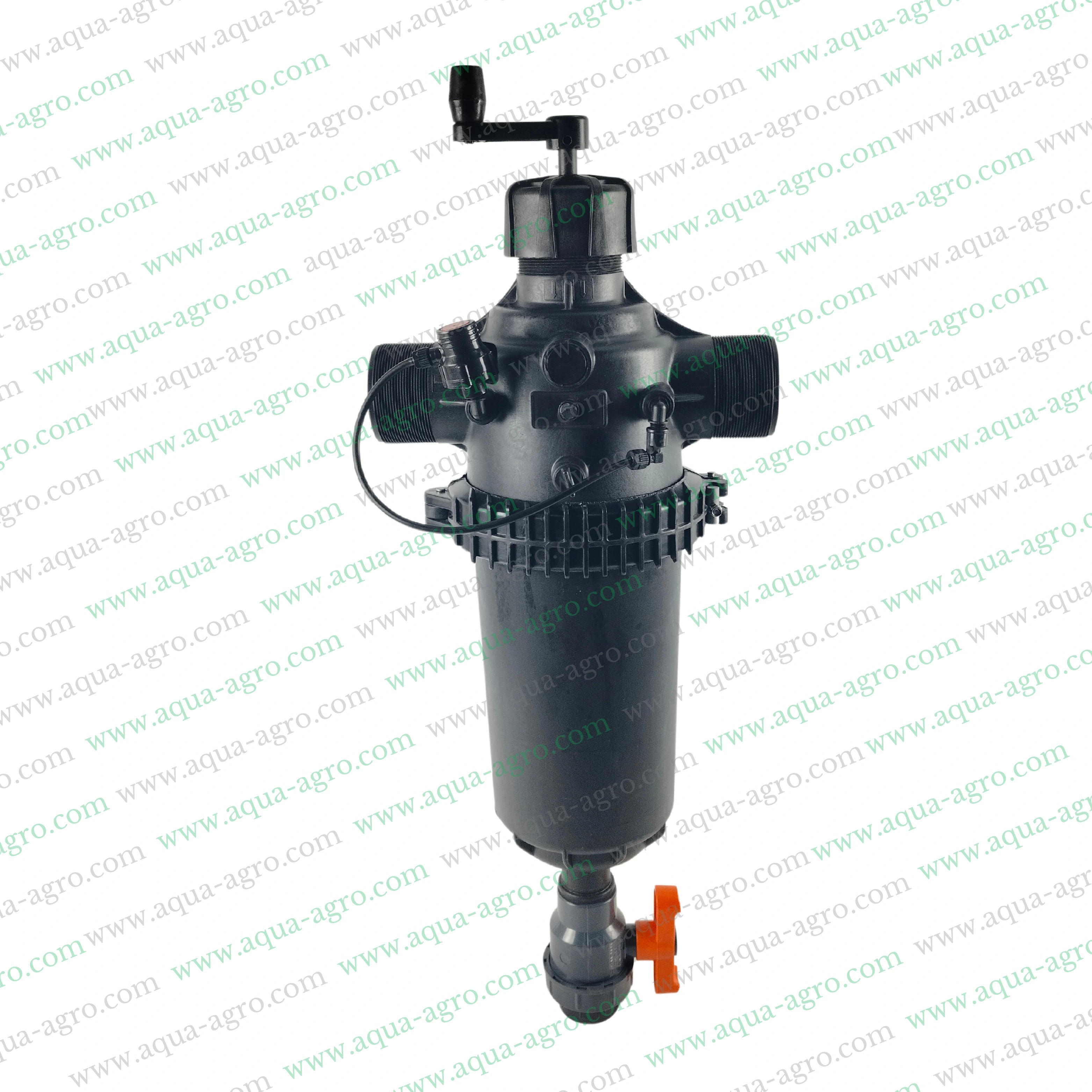 AUTOMAT - Filter - Semi - Automatic - Screen - 3 Inch (90mm) (M-Thd) - T-Type - 40 (m3-Hr) - Regular Plastic Body - (HT-126-TSA)