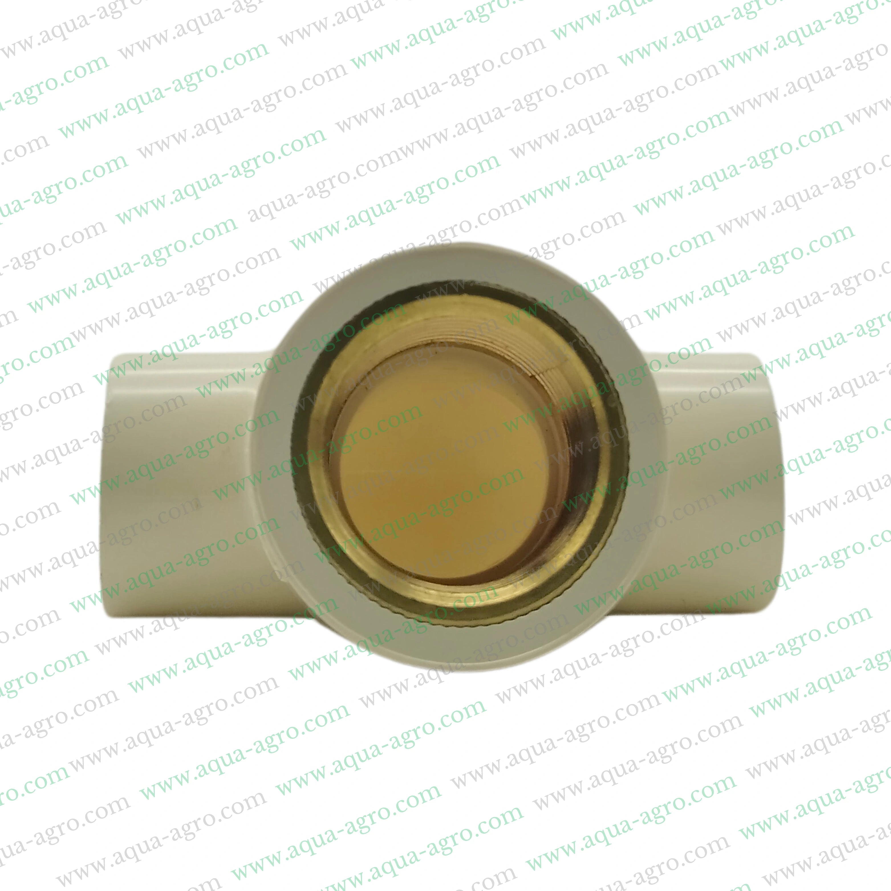 Finolex CPVC brass threaded equal tee 0.75 inch,CPVC brass threaded equal tee 20mm SDR 11,0.75 inch CPVC brass threaded tee fitting,Finolex CPVC pipe fittings 0.75 inch brass tee