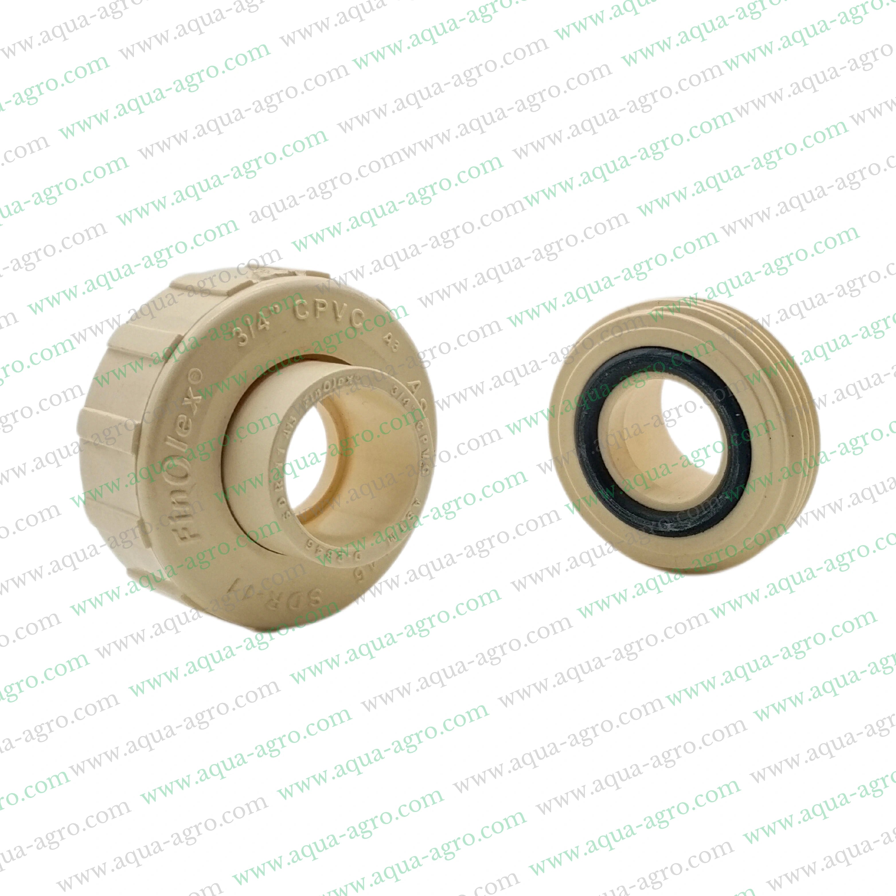 Finolex CPVC 0.75 inch fittings,Finolex CPVC 20mm plain socket union,Finolex CPVC SDR 11 pipe fittings,Finolex CPVC plain socket union 0.75 inch,Finolex CPVC 20mm pipe accessories
