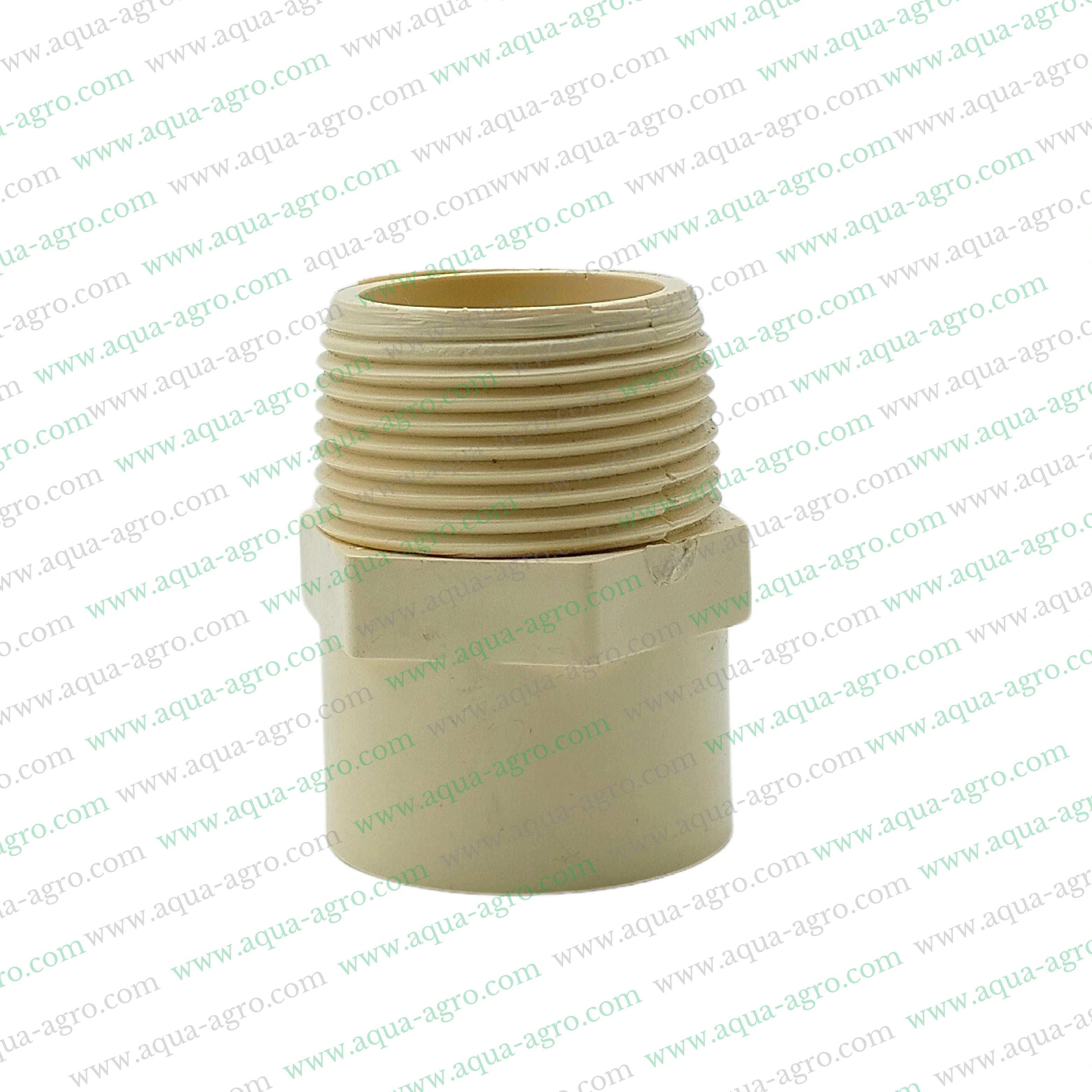 Finolex CPVC male threaded adapter 1.25 inch,CPVC MTA 32mm SDR 11 fittings,1.25 inch CPVC male adapter MAPT SDR 11