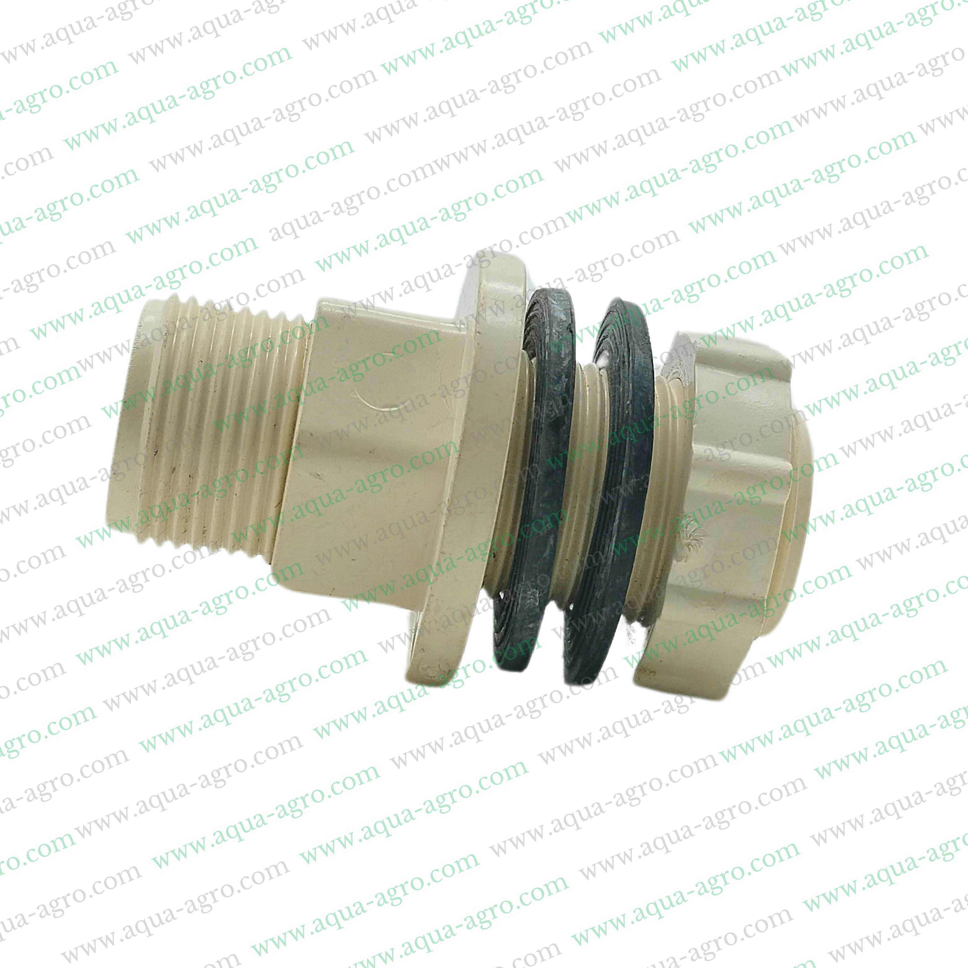 Finolex CPVC tank nipple 1.25 inch threaded,32mm CPVC tank connector threaded end,CPVC tank nipple SDR 11 1.25 inch,Finolex CPVC fittings 1.25 inch tank nipple