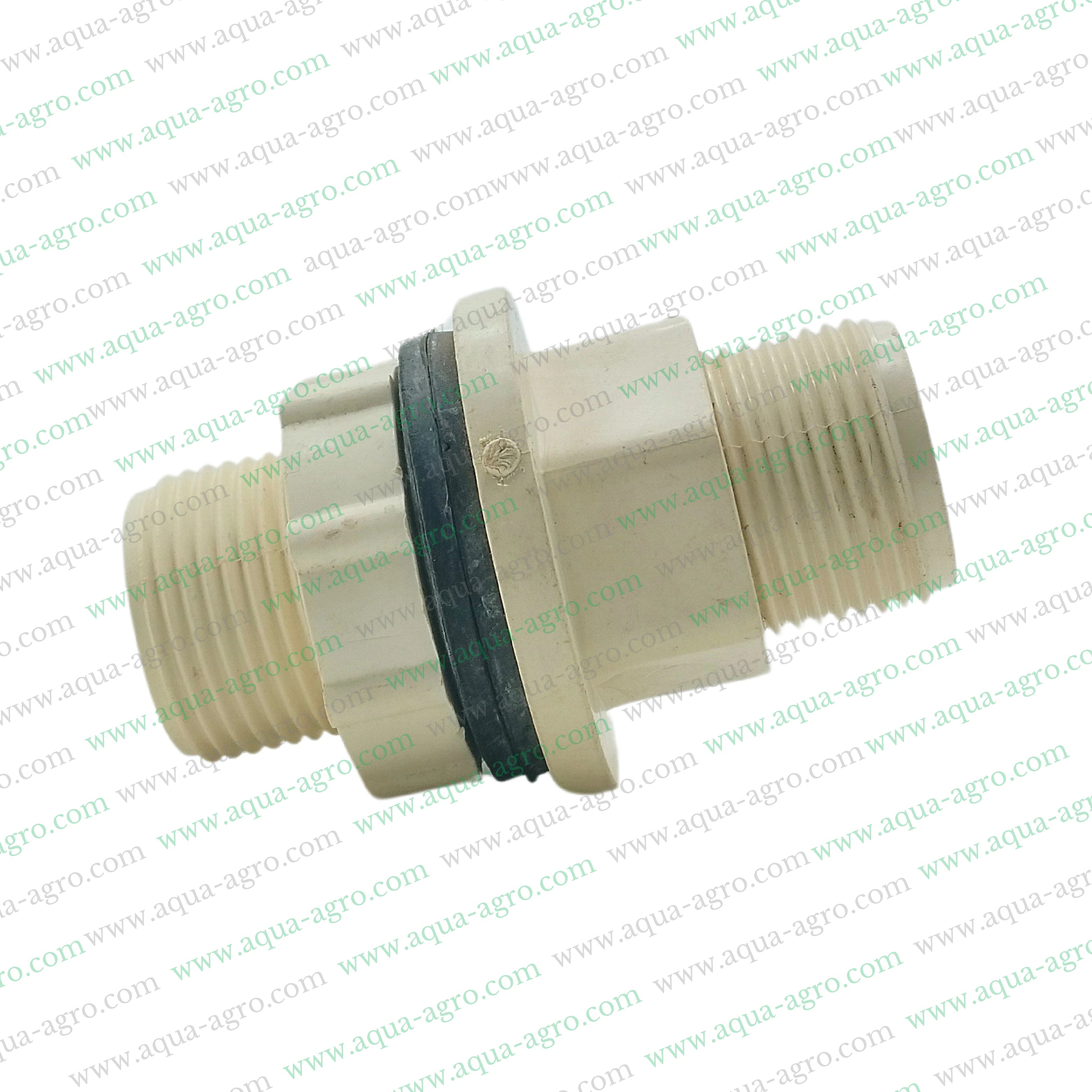 Finolex CPVC tank nipple 1.25 inch threaded,32mm CPVC tank connector threaded end,CPVC tank nipple SDR 11 1.25 inch,Finolex CPVC fittings 1.25 inch tank nipple