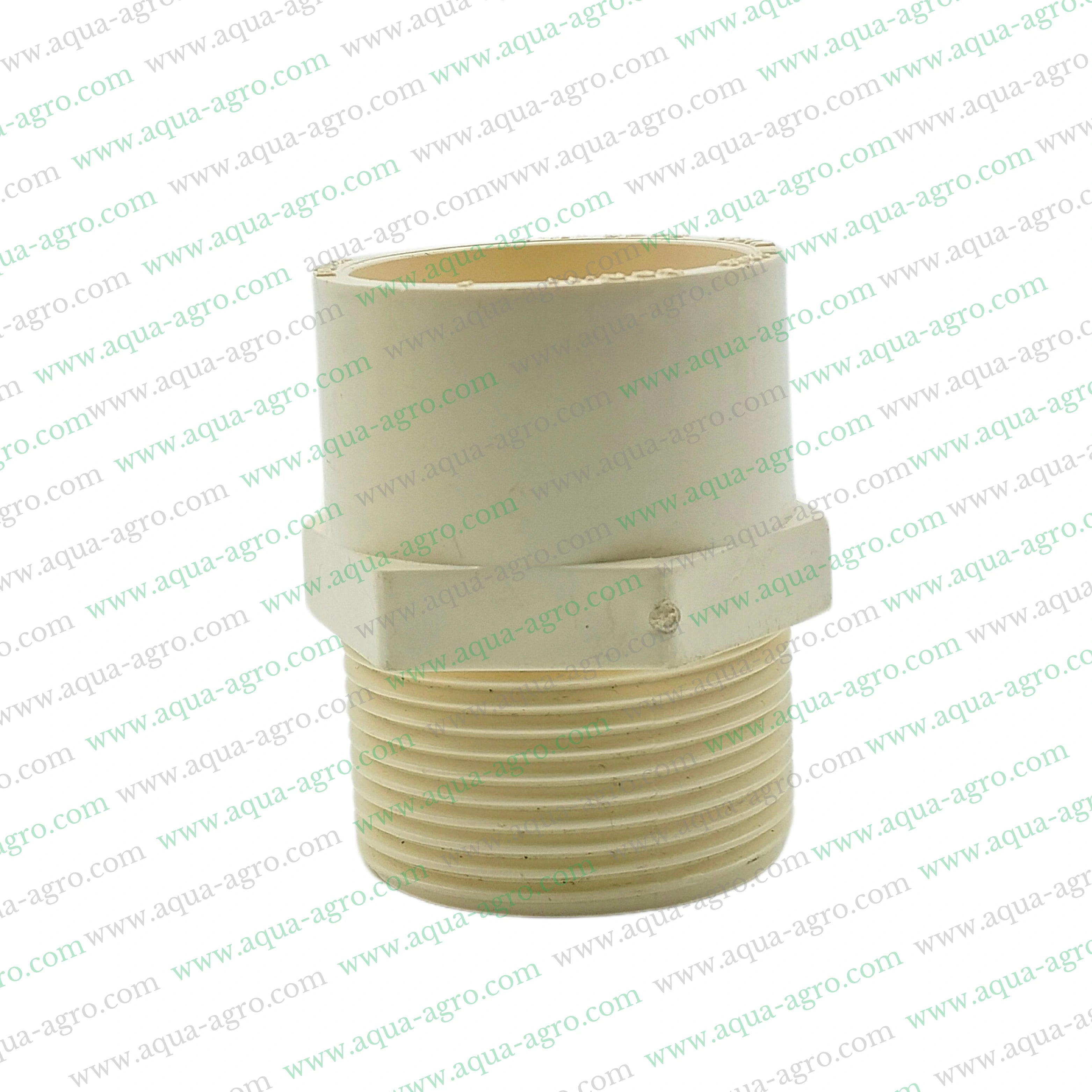 Finolex CPVC Male Threaded Adapter,1.5 inch CPVC Male Adapter SDR 11,40mm CPVC MTA Male Threaded Adaptor,MAPT CPVC Male Threaded Adaptor SDR 11