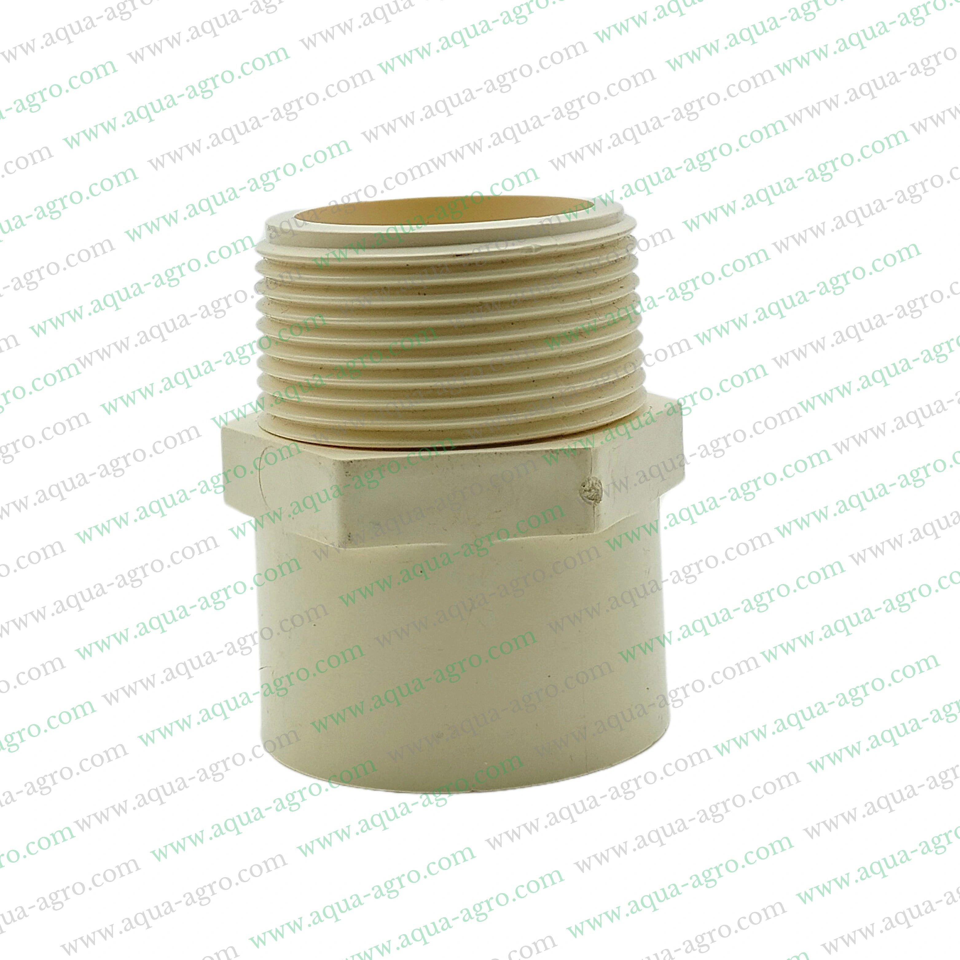 Finolex CPVC Male Threaded Adapter,1.5 inch CPVC Male Adapter SDR 11,40mm CPVC MTA Male Threaded Adaptor,MAPT CPVC Male Threaded Adaptor SDR 11