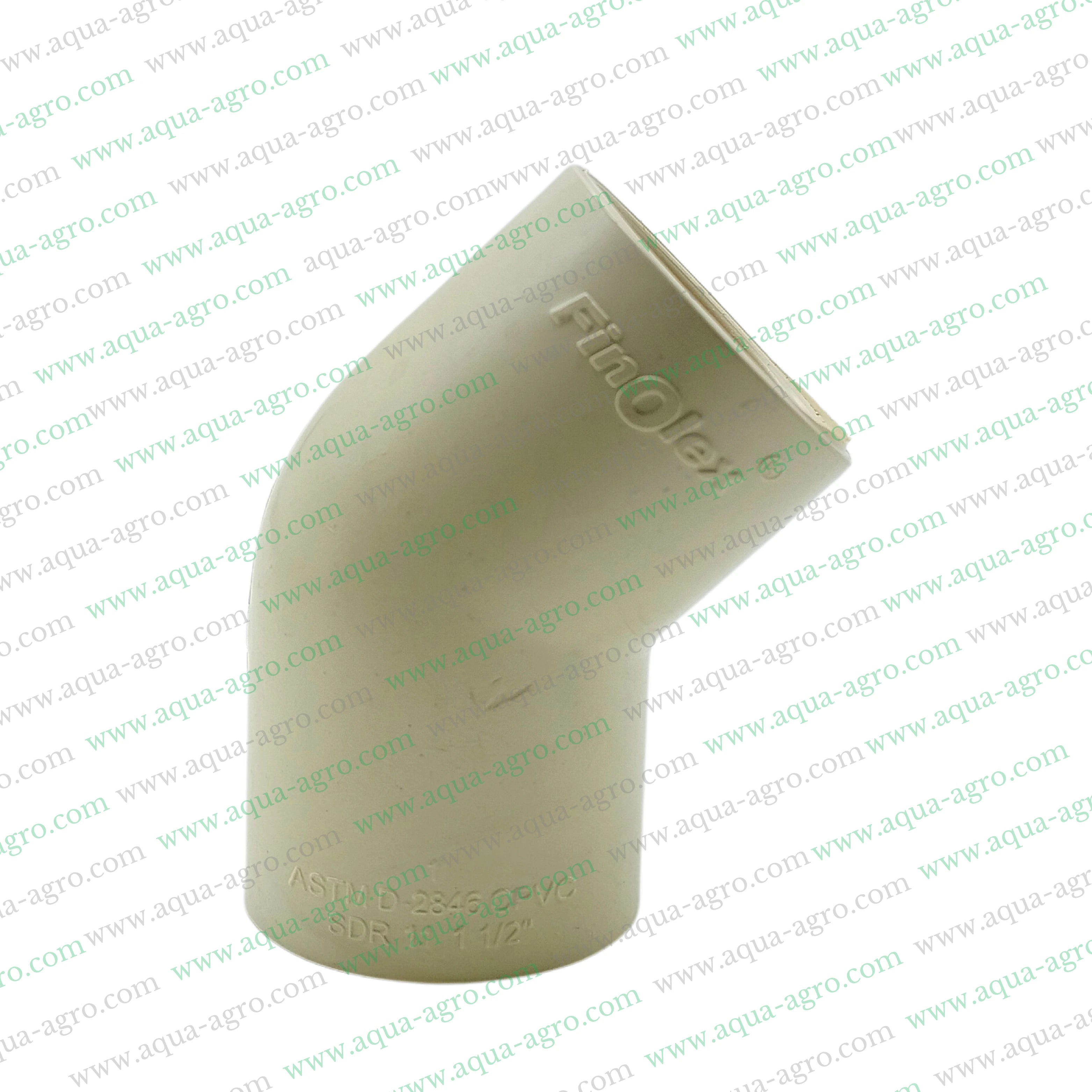 Finolex CPVC 1.5 inch 45-degree elbow,CPVC 40mm 45-degree elbow SDR 11,Finolex CPVC 45-degree elbow 1.5 inch SDR 11,CPVC 1.5 inch 45-degree elbow fittings