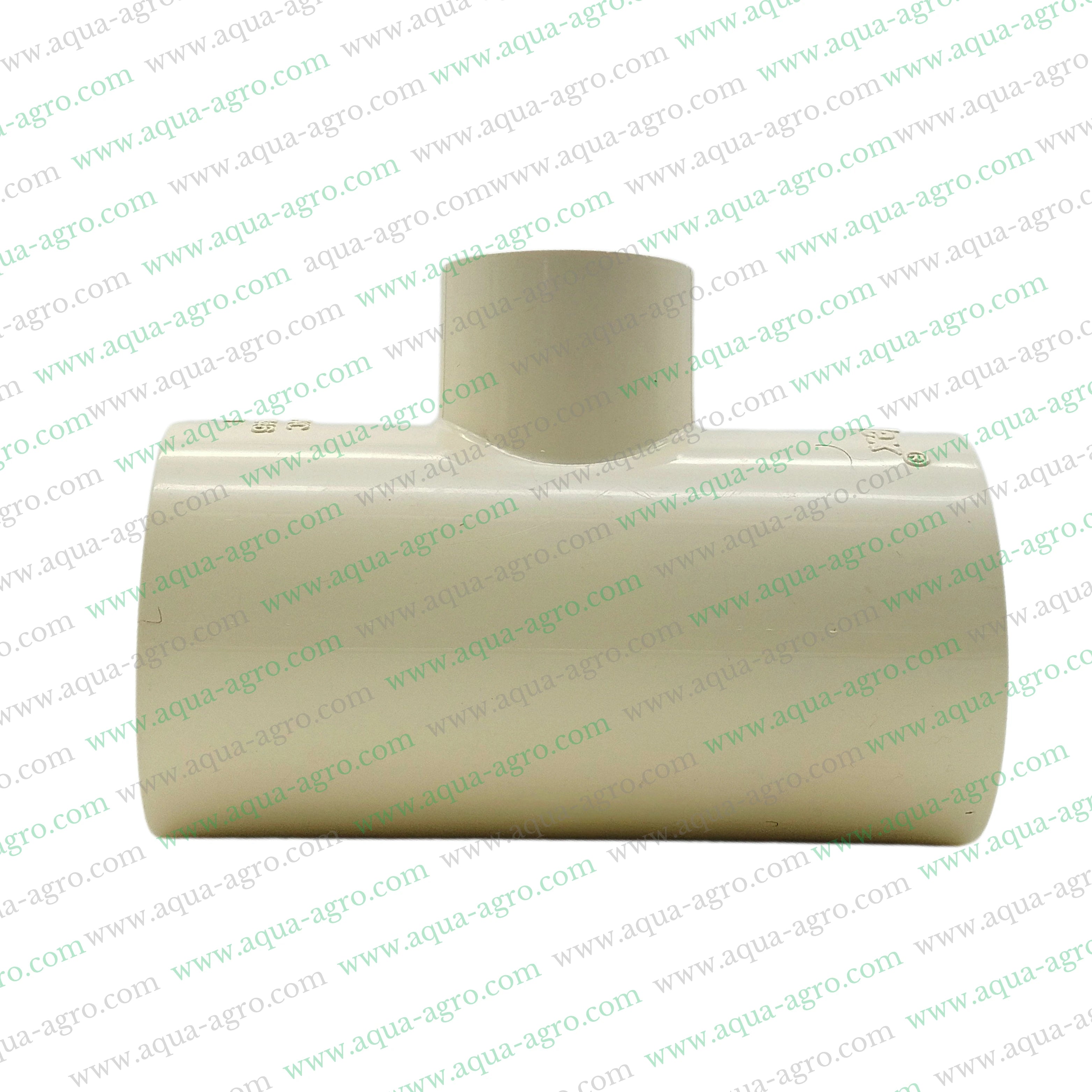 Finolex CPVC reducing tee 2 inch to 1.25 inch,CPVC reducing tee 50mm x 32mm,CPVC plain reducing tee SDR 11,CPVC pipe fittings reducing tee 2 inch x 1.25 inch,CPVC reducing tee 2" x 1-1/4"