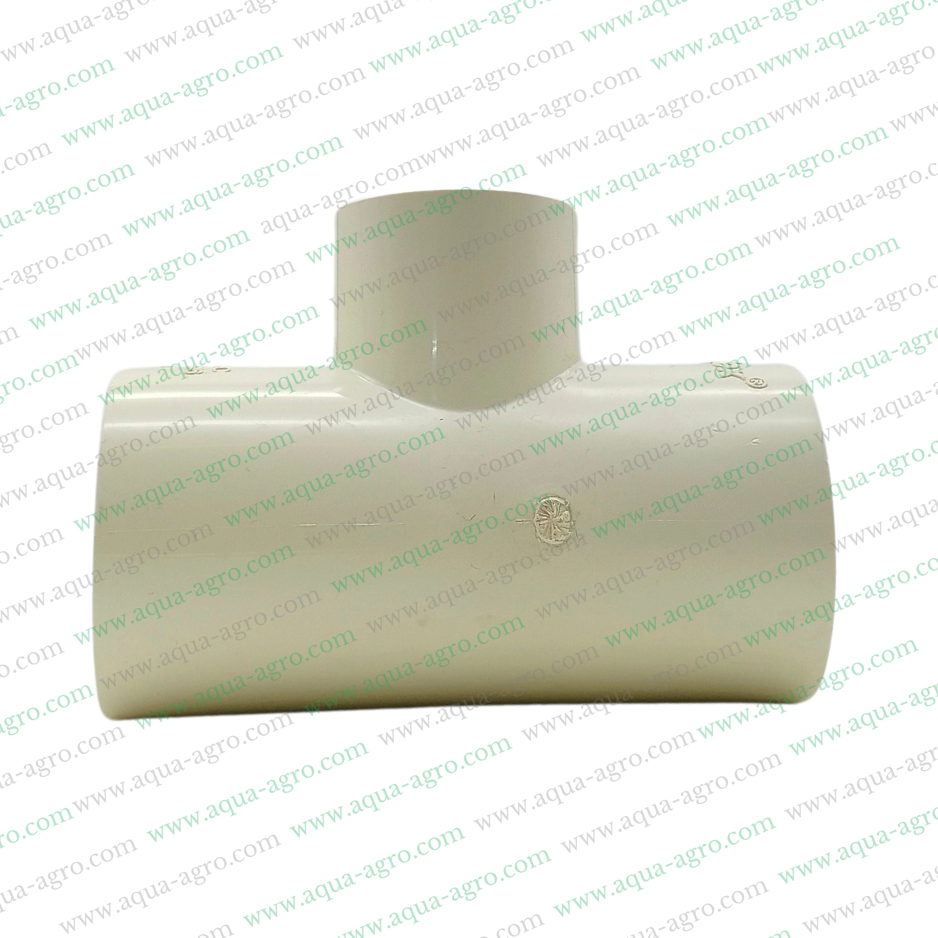 CPVC reducing tee 2 inch to 1.5 inch,CPVC reducing tee 50mm to 40mm,CPVC pipe fittings reducing tee SDR 11,Finolex CPVC reducing tee,CPVC plain reducing tee 2 inch x 1.5 inch,CPVC plain reducing tee 50mm x 40mm