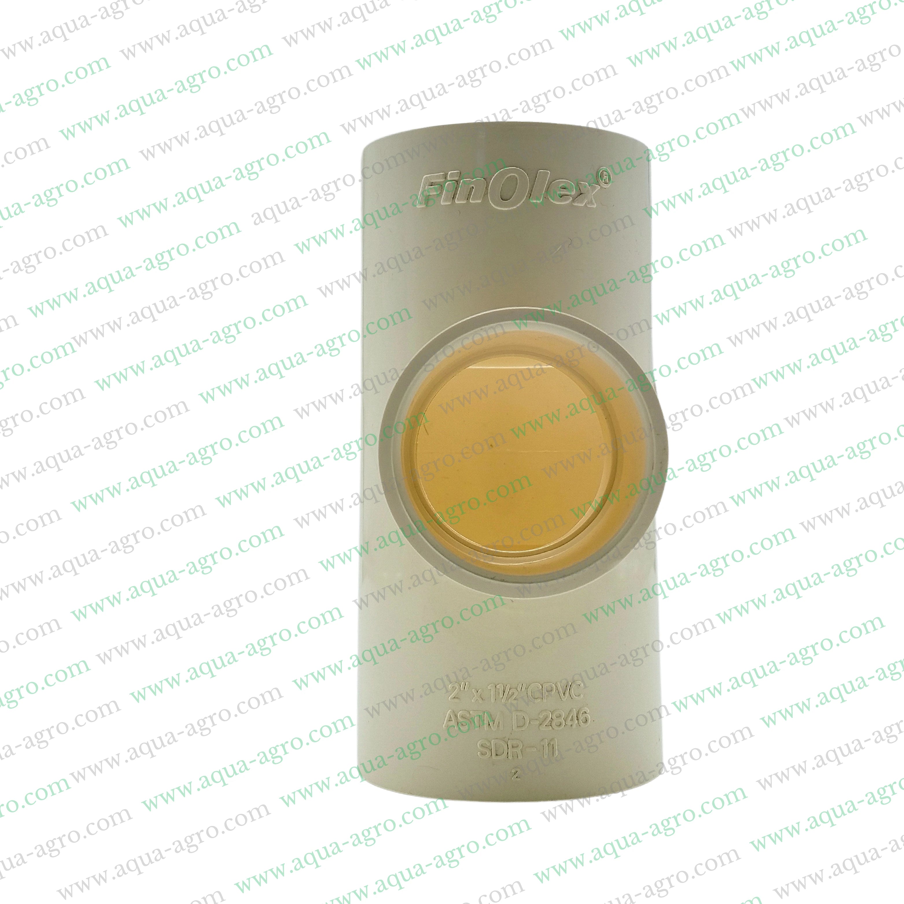 CPVC reducing tee 2 inch to 1.5 inch,CPVC reducing tee 50mm to 40mm,CPVC pipe fittings reducing tee SDR 11,Finolex CPVC reducing tee,CPVC plain reducing tee 2 inch x 1.5 inch,CPVC plain reducing tee 50mm x 40mm