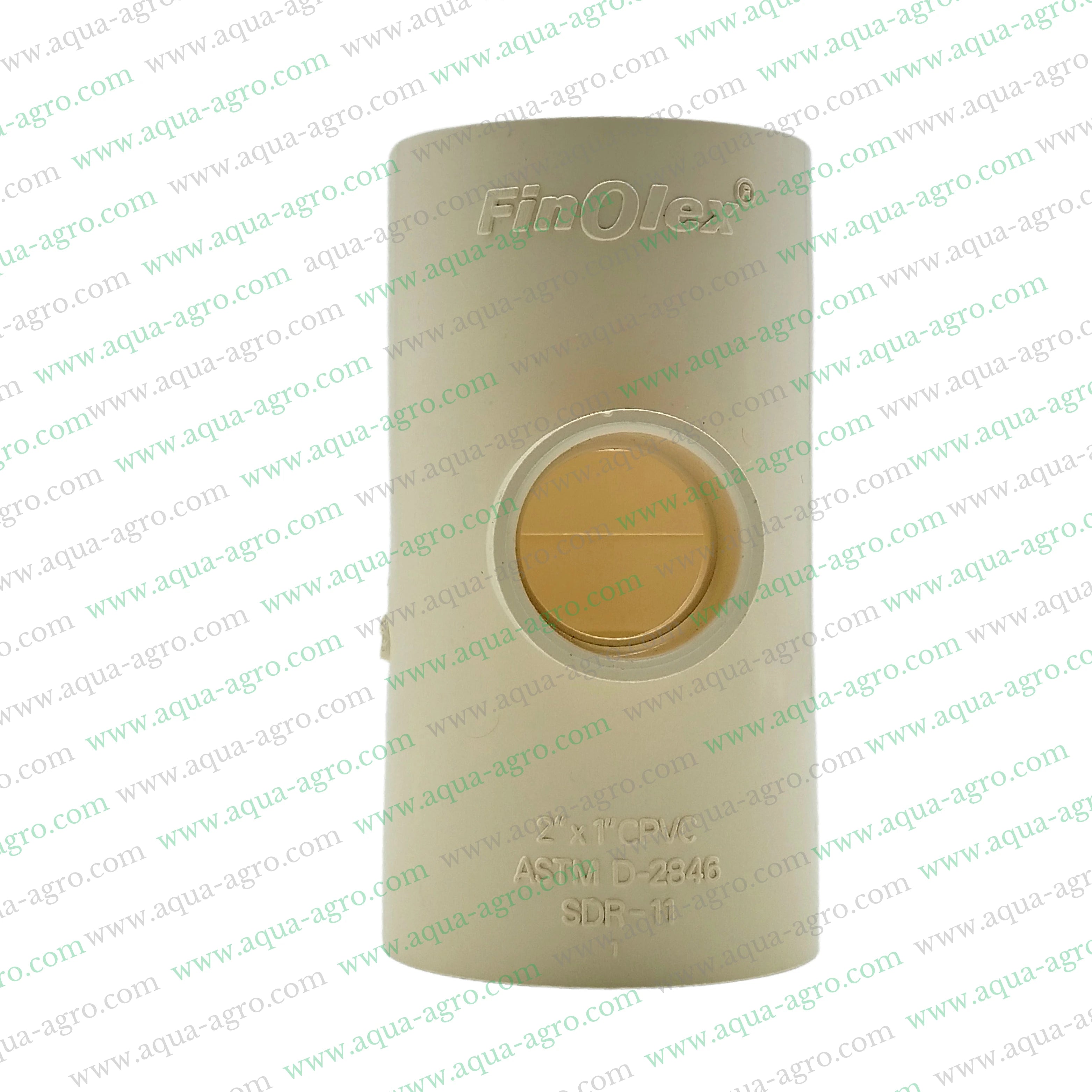 CPVC reducing tee 2 inch to 1 inch,CPVC reducing tee 50mm to 25mm,CPVC pipe fittings reducing tee SDR 11,Finolex CPVC reducing tee,CPVC plain reducing tee 2 inch x 1 inch,CPVC plain reducing tee 50mm x 25mm