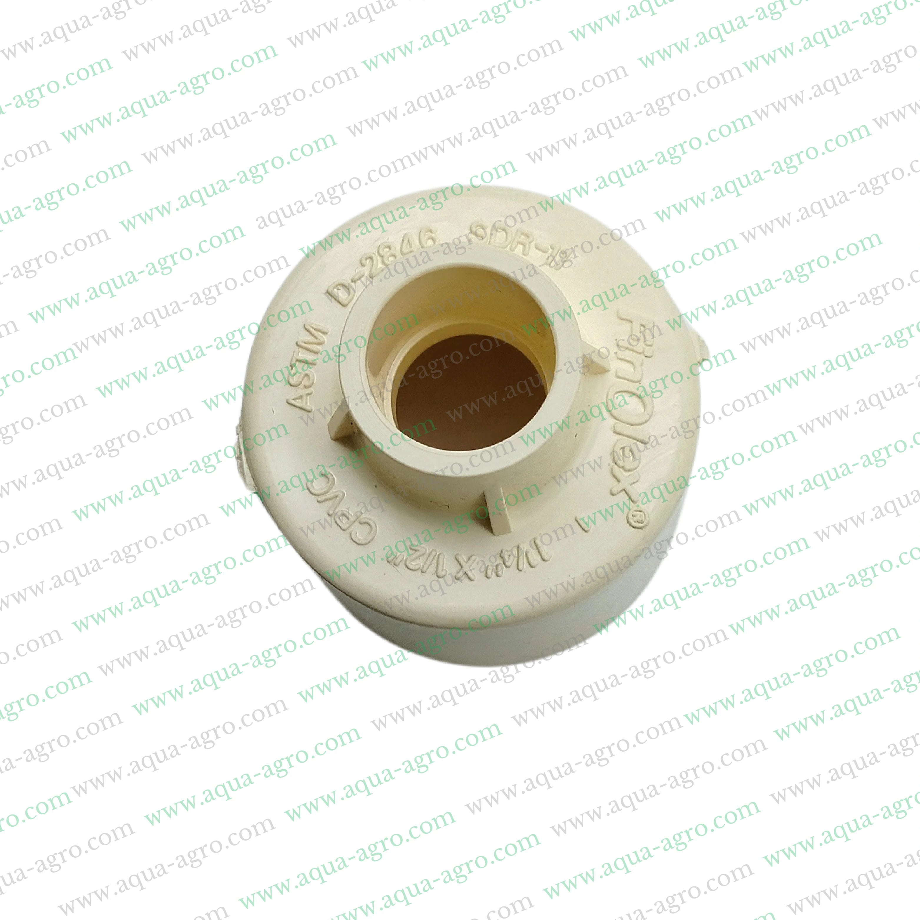 Finolex CPVC reducing coupler 1.25 inch to 0.5 inch,32mm to 15mm CPVC reducing coupler SDR 11,CPVC SDR 11 reducing coupler 1.25 inch to 0.5 inch,Finolex CPVC fittings 32mm to 15mm reducer