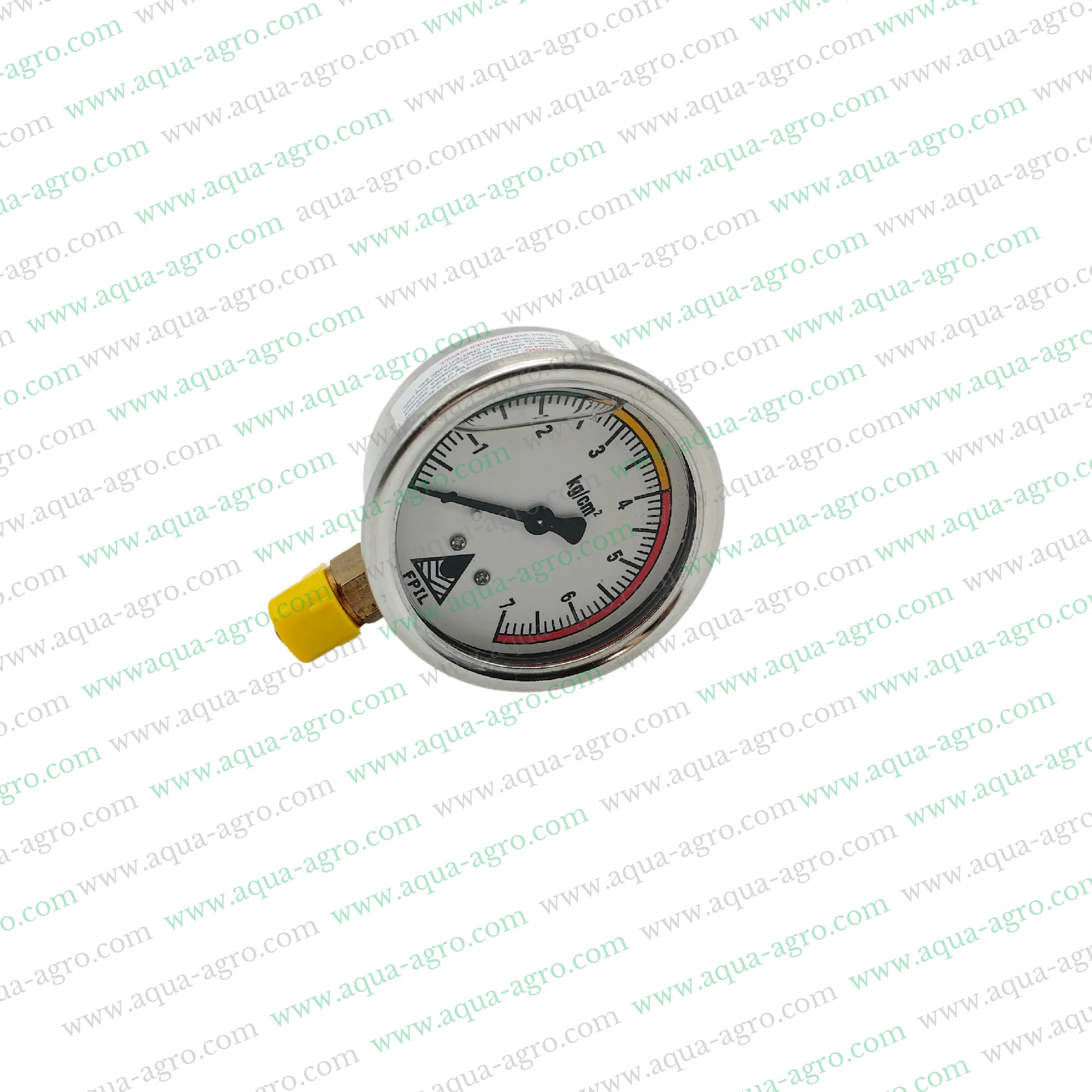 Pressure Gauge,Glycerine Filled Pressure Gauge,2.5 Inch Dial Pressure Gauge,Finolex Pressure Gauge,Stainless Steel Body Pressure Gauge,SS BODY