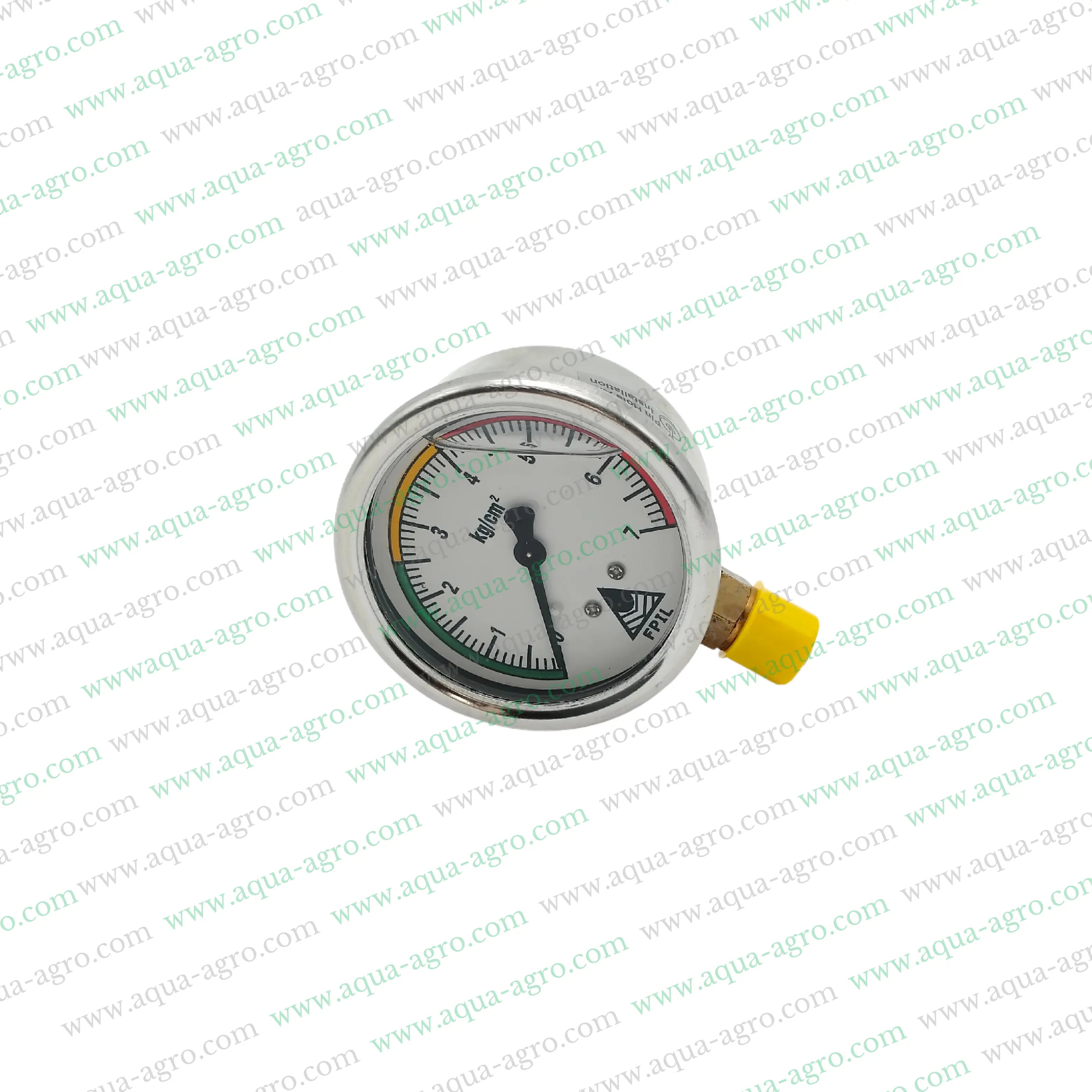 Pressure Gauge,Glycerine Filled Pressure Gauge,2.5 Inch Dial Pressure Gauge,Finolex Pressure Gauge,Stainless Steel Body Pressure Gauge,SS BODY