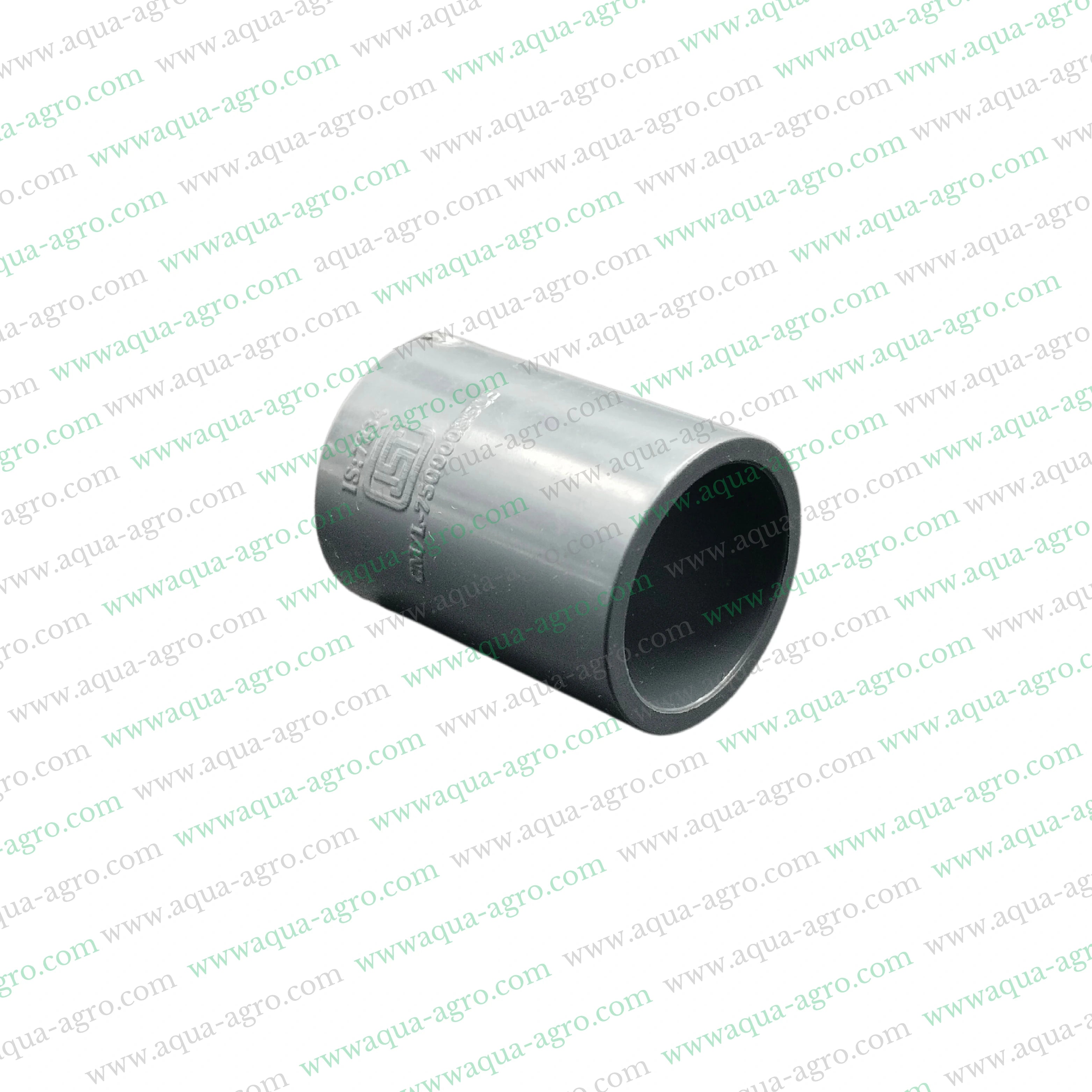 25mm PVC Coupler,PVC Joiner 0.75 Inch,Moulded PVC Coupler,10 kg/cm² PVC Fittings,Finolex 25mm Coupler