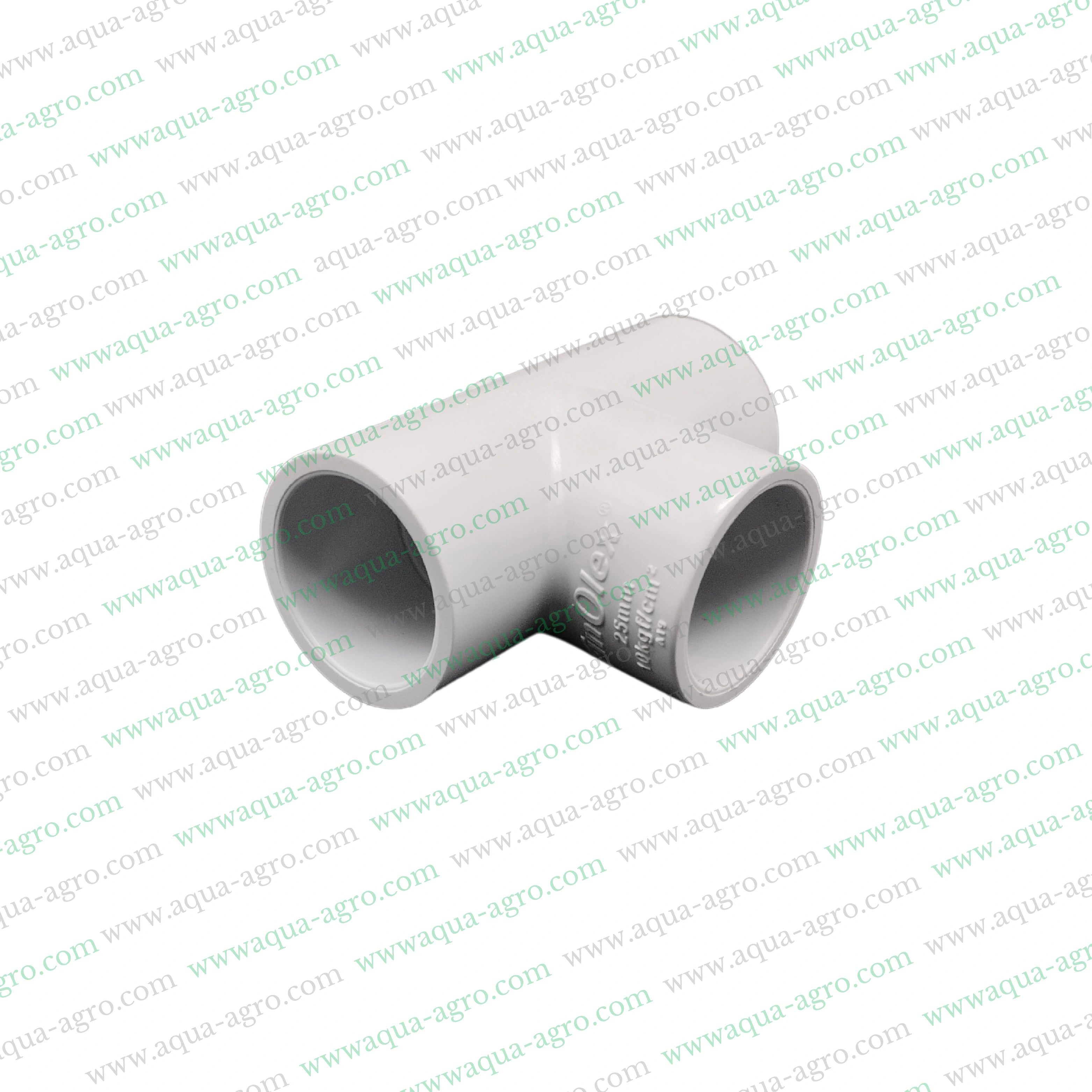 0.75 inch 25mm PVC equal tee moulded,High-pressure PVC pipe fittings 10kg/cm²,Finolex moulded PVC pipe accessories,PVC equal tee 0.75 inch for plumbing,0.75-inch PVC tee moulded