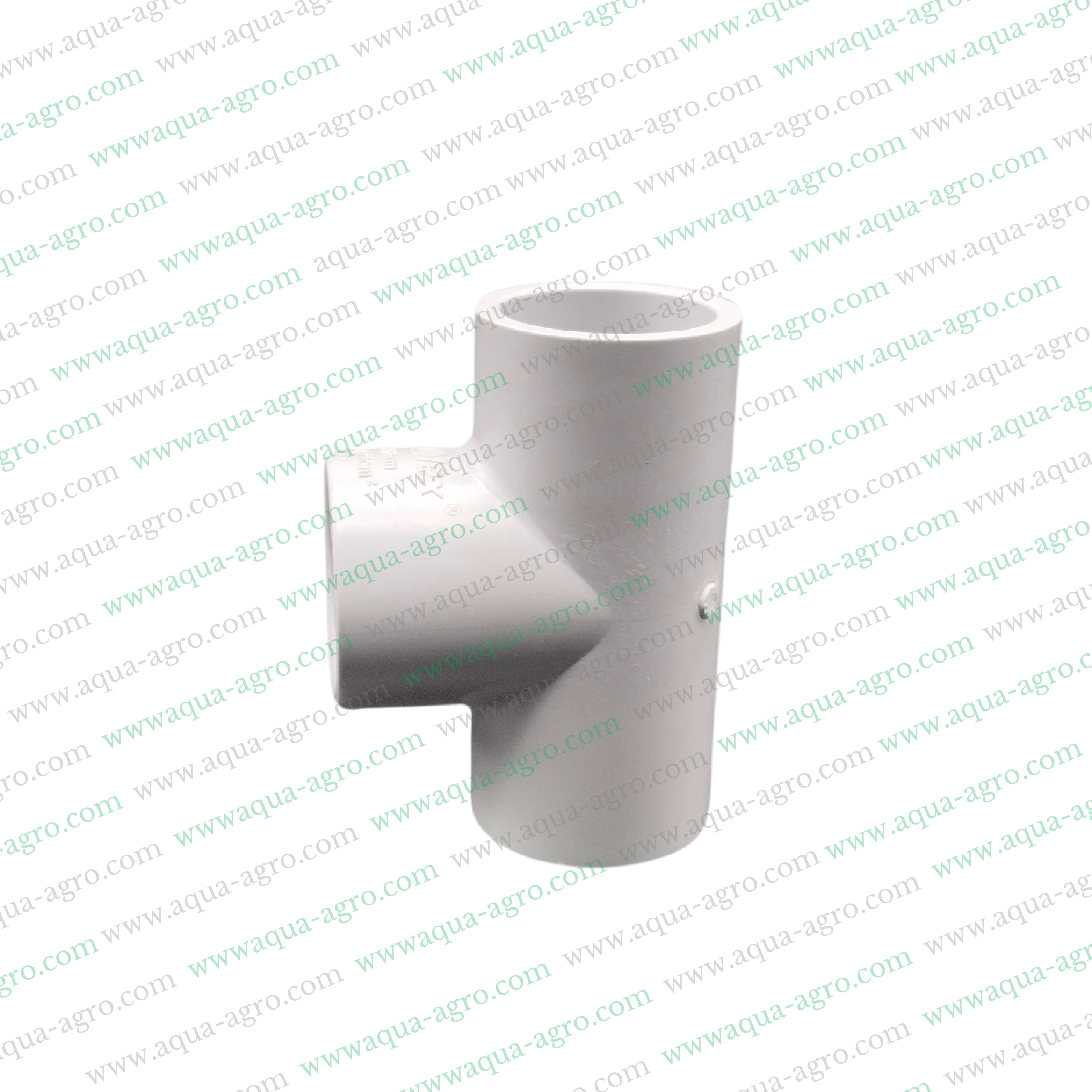 0.75 inch 25mm PVC equal tee moulded,High-pressure PVC pipe fittings 10kg/cm²,Finolex moulded PVC pipe accessories,PVC equal tee 0.75 inch for plumbing,0.75-inch PVC tee moulded
