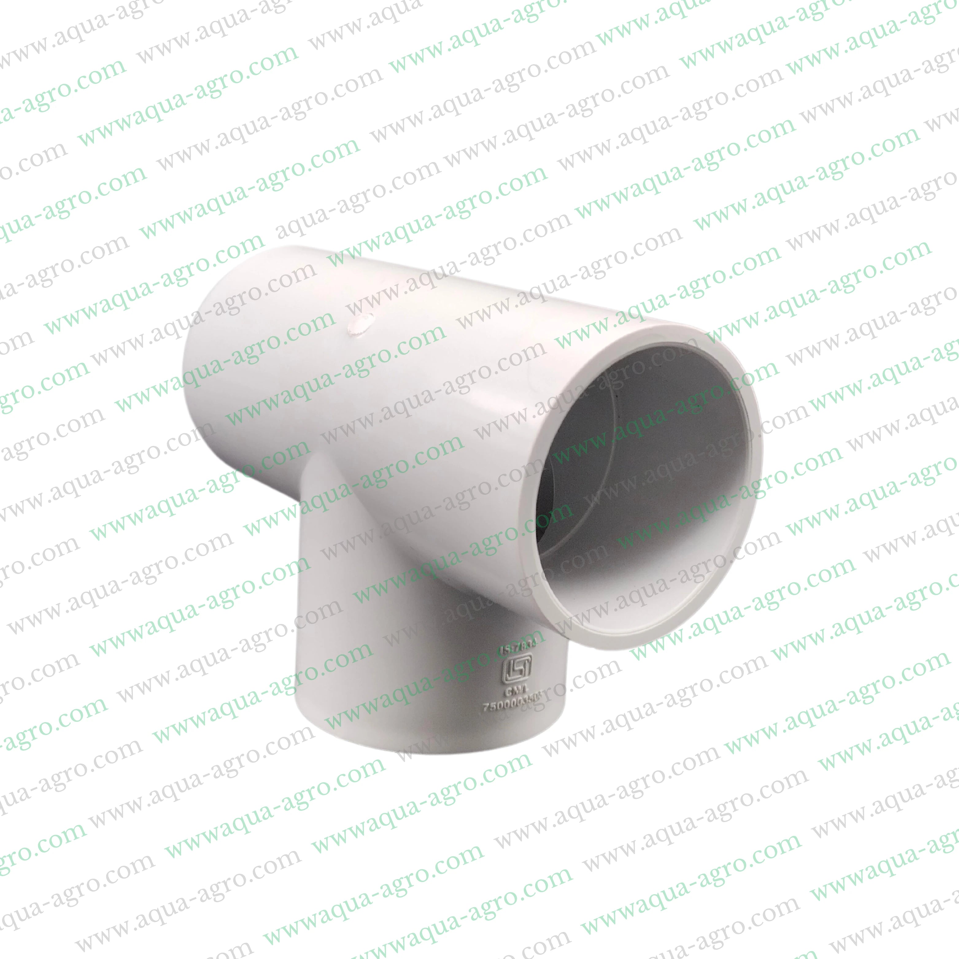 40mm equal tee fitting,1.25 inch PVC fittings,Moulded PVC equal tee,10 kg pressure PVC fittings,Finolex pipe accessories