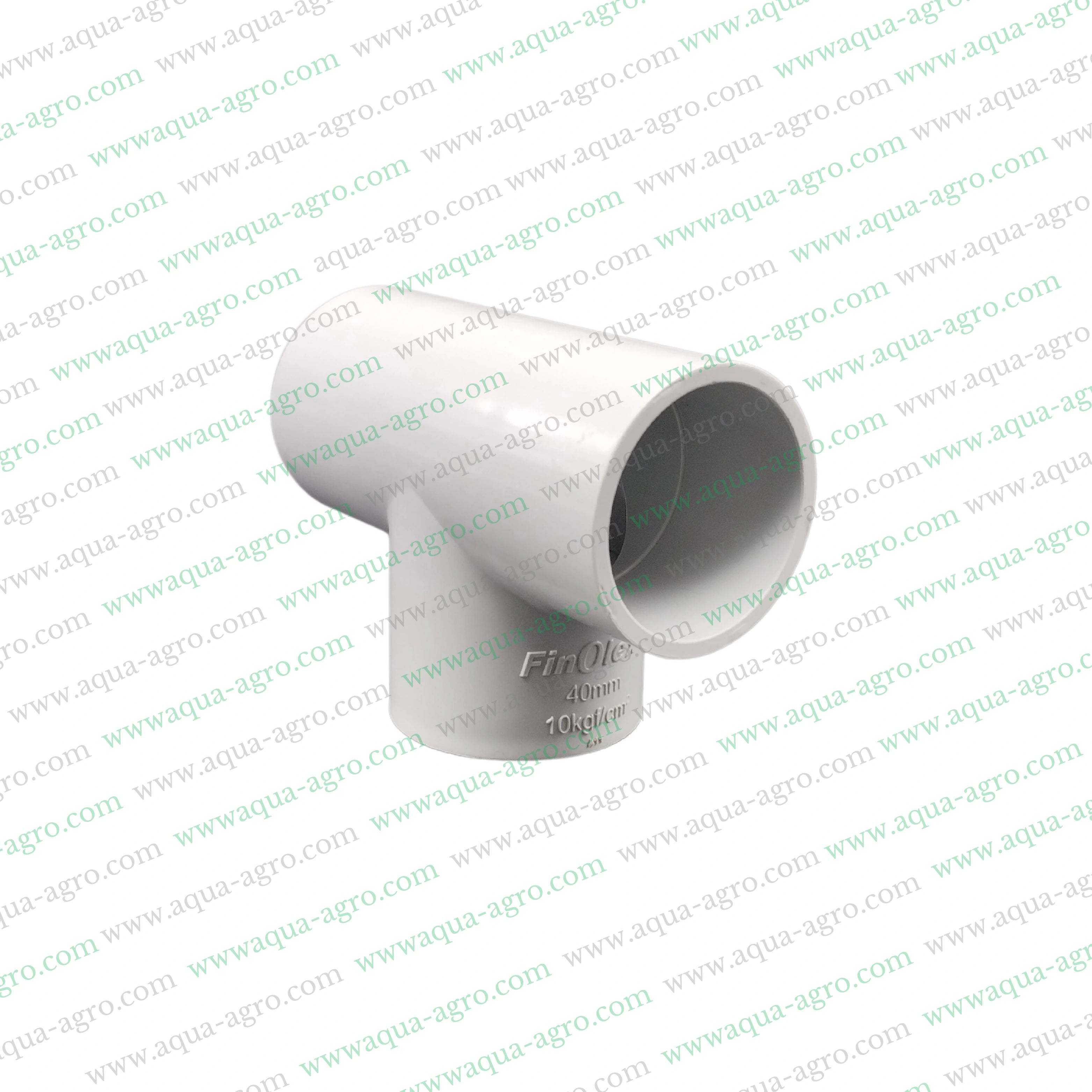 40mm equal tee fitting,1.25 inch PVC fittings,Moulded PVC equal tee,10 kg pressure PVC fittings,Finolex pipe accessories
