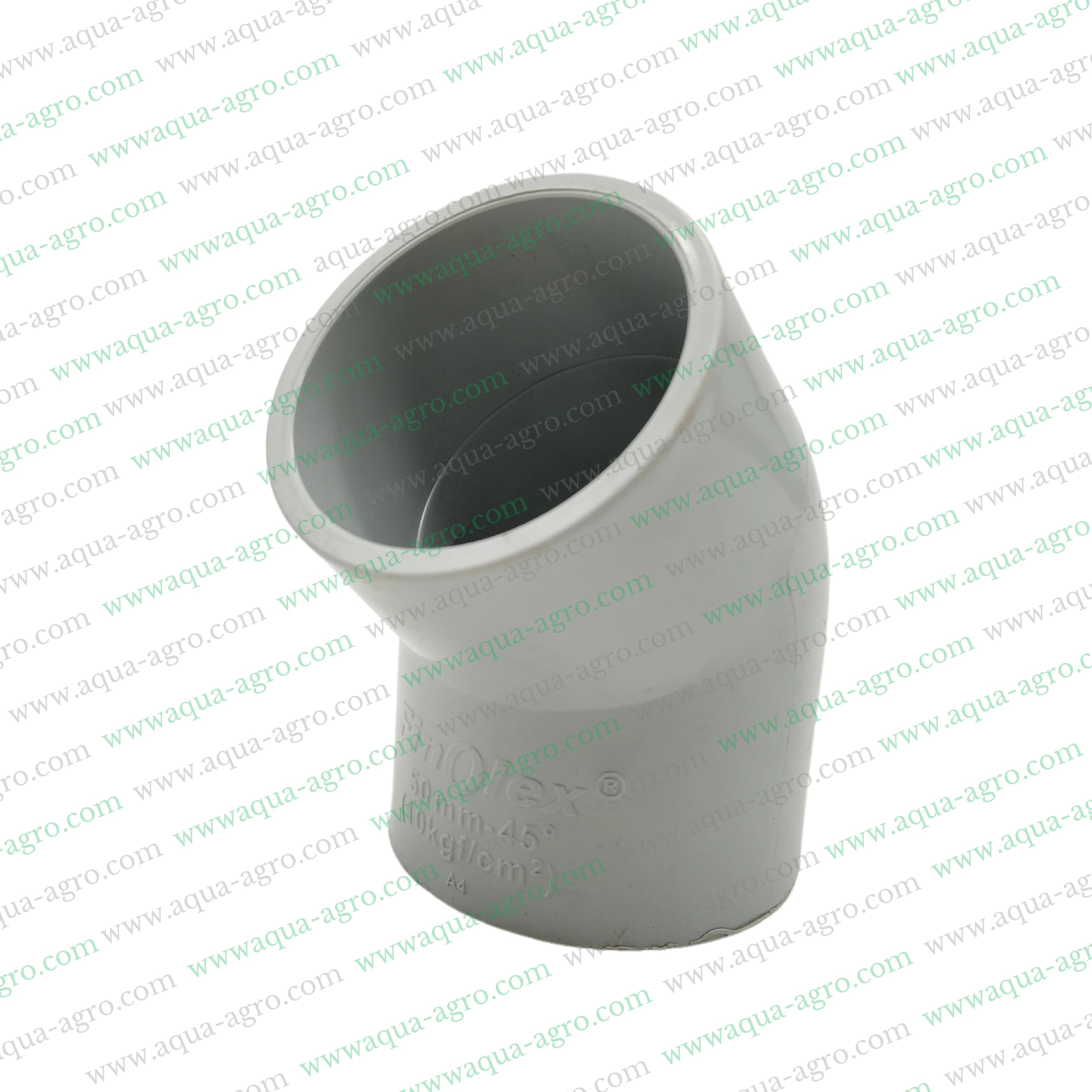 FINOLEX - Pvc Pipe & Accessories - Fittings - 1.5 inch (50mm) - Shoe Bend - 45 DEG - Moulded - 10 Kg-f-cm2